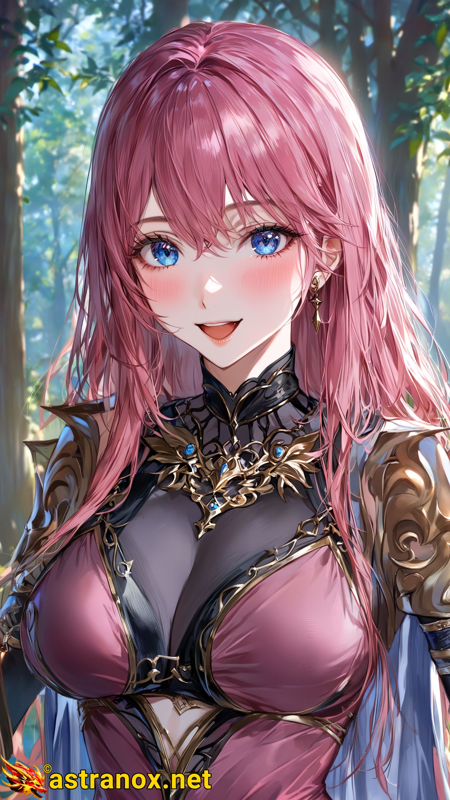 Amazing Young Female at - Download Free 4K Wallpaper Fantasy wallpaper with Eyes and Hair.