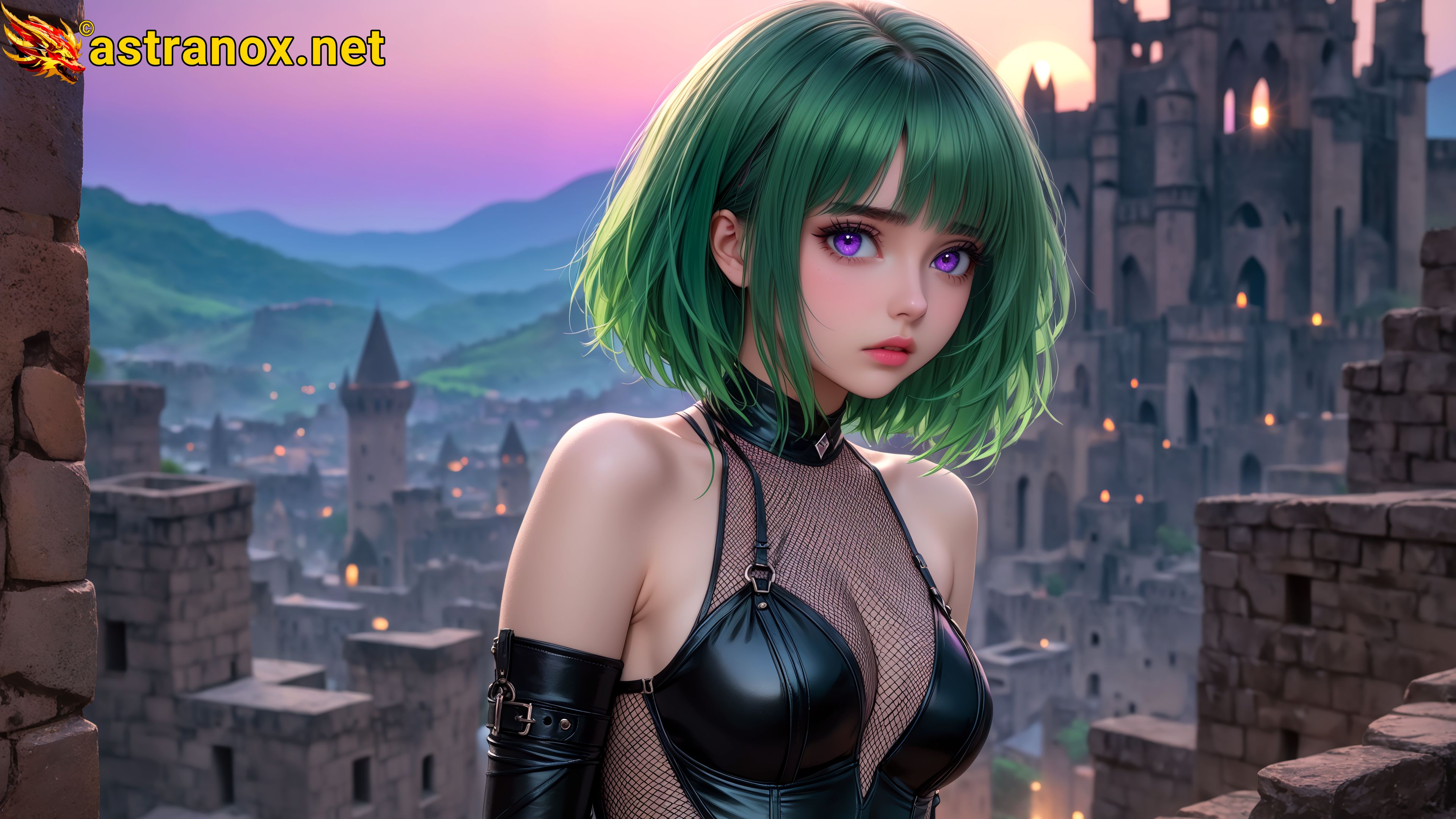 Amazing Young Female at - Download Free 4K Wallpaper Fantasy wallpaper with Eyes and Hair.
