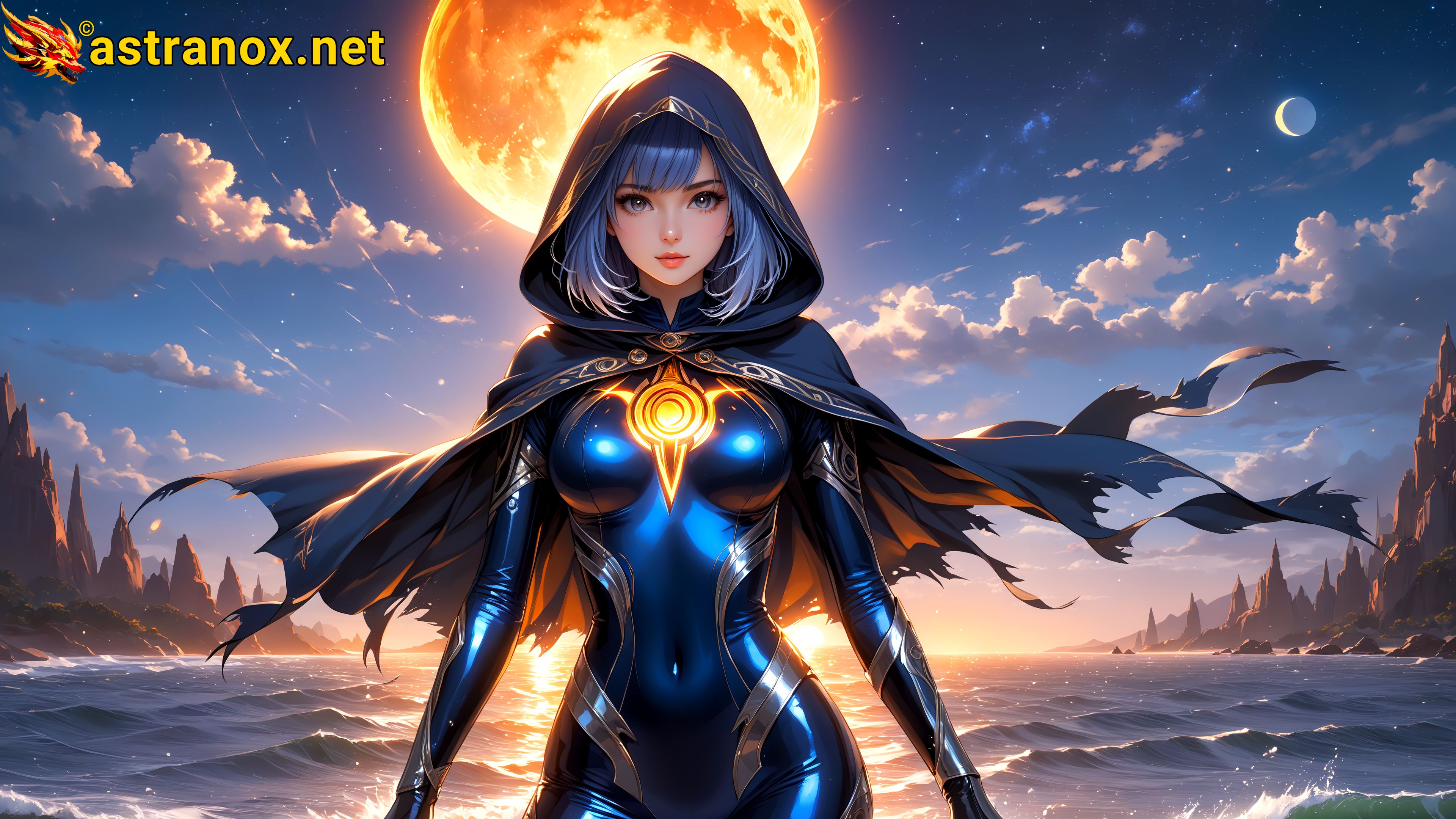 Amazing Young Female at - Download Free 4K Wallpaper Fantasy wallpaper with Eyes and Hair.