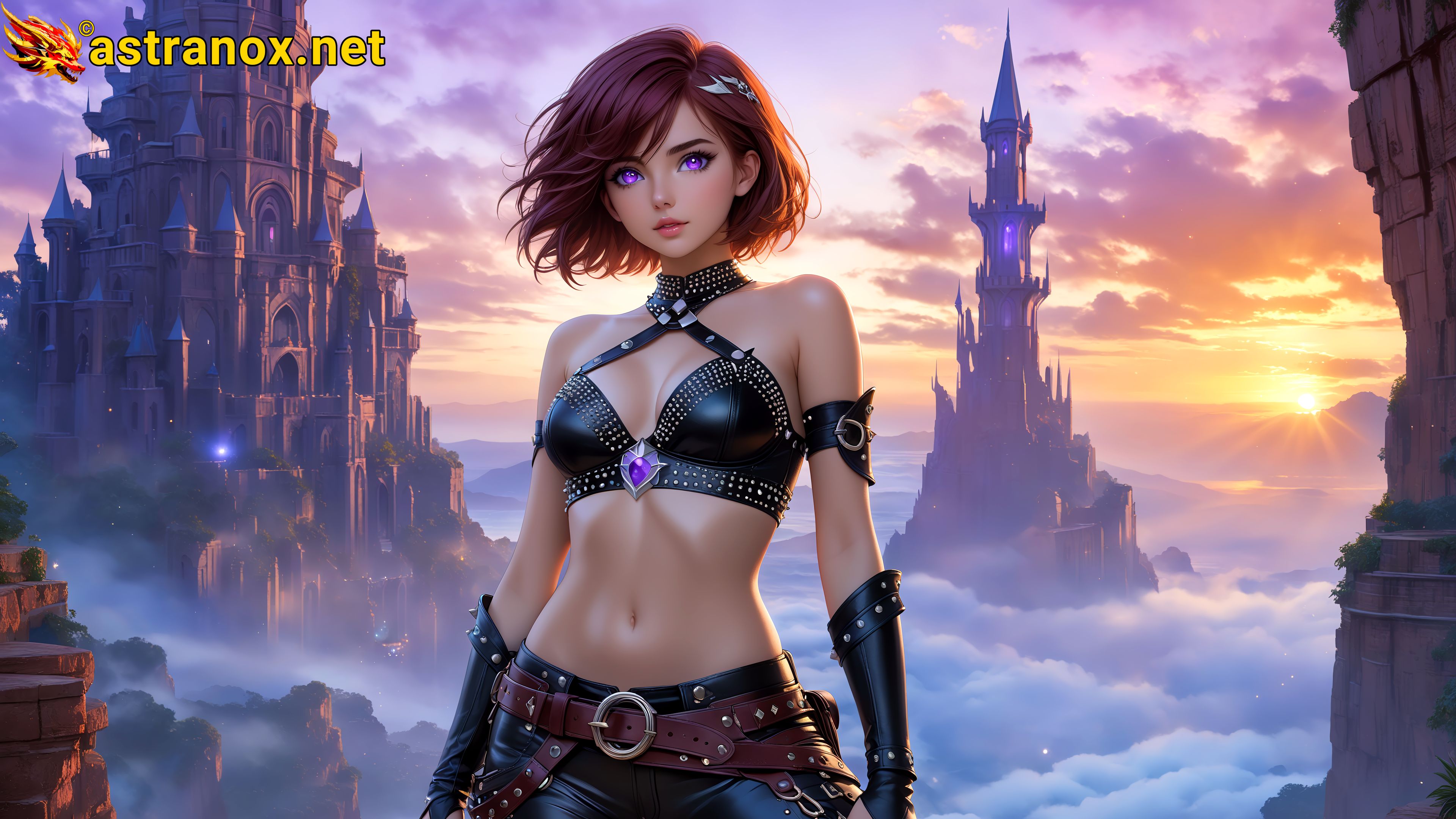 Amazing Young Female at - Download Free 4K Wallpaper Fantasy wallpaper with Eyes and Hair.