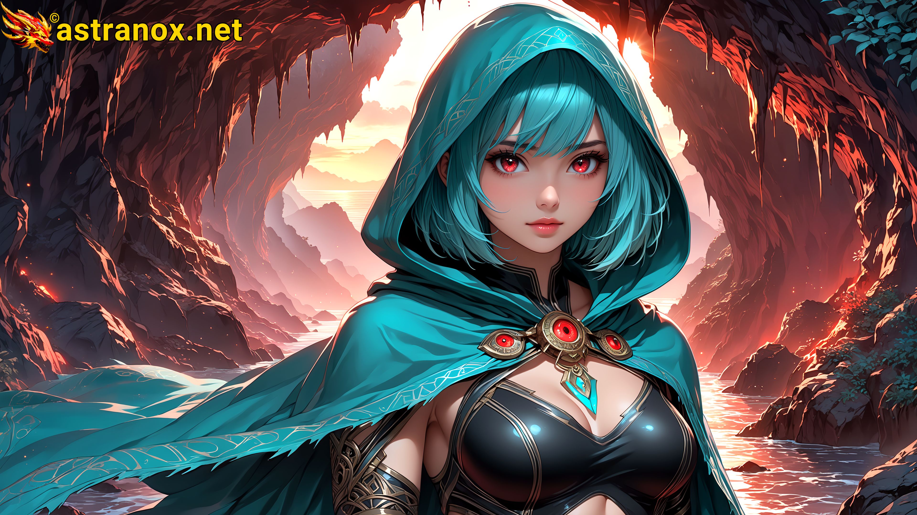 Amazing Young Female at - Download Free 4K Wallpaper Fantasy wallpaper with Eyes and Hair.