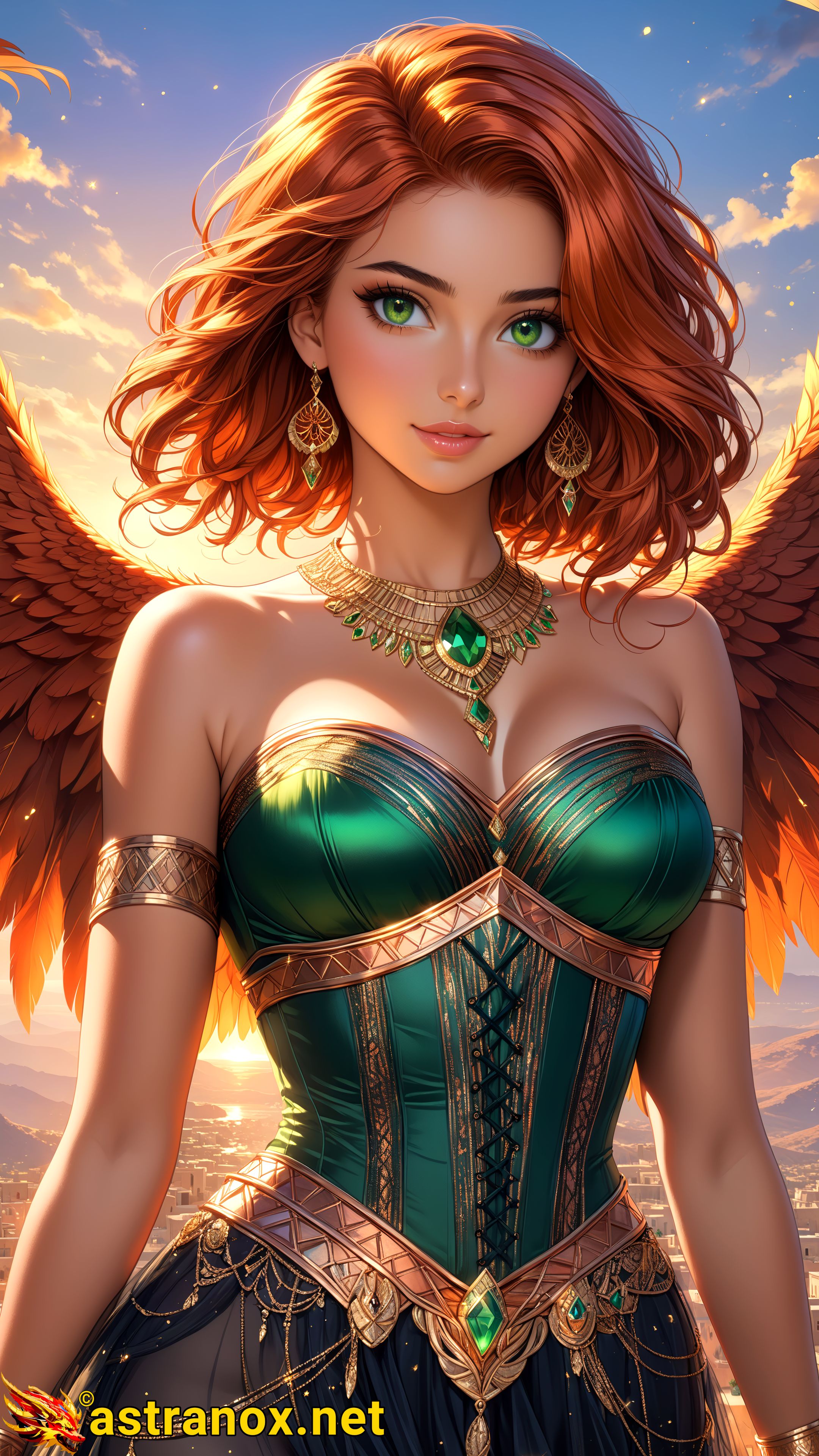 Amazing Young Female at - Download Free 4K Wallpaper Fantasy wallpaper with Eyes and Hair.