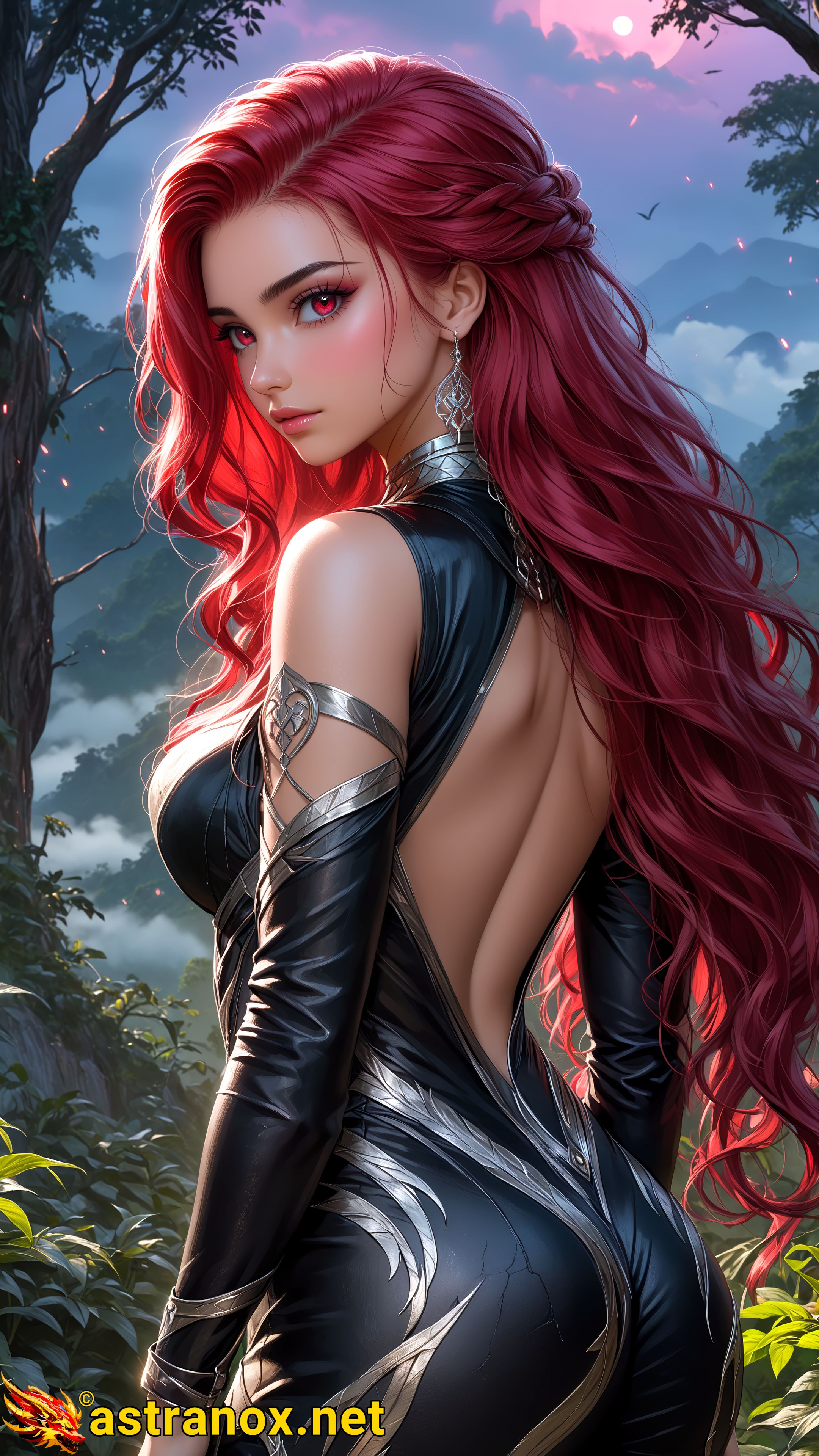 Amazing Young Female at - Download Free 4K Wallpaper Fantasy wallpaper with Eyes and Hair.