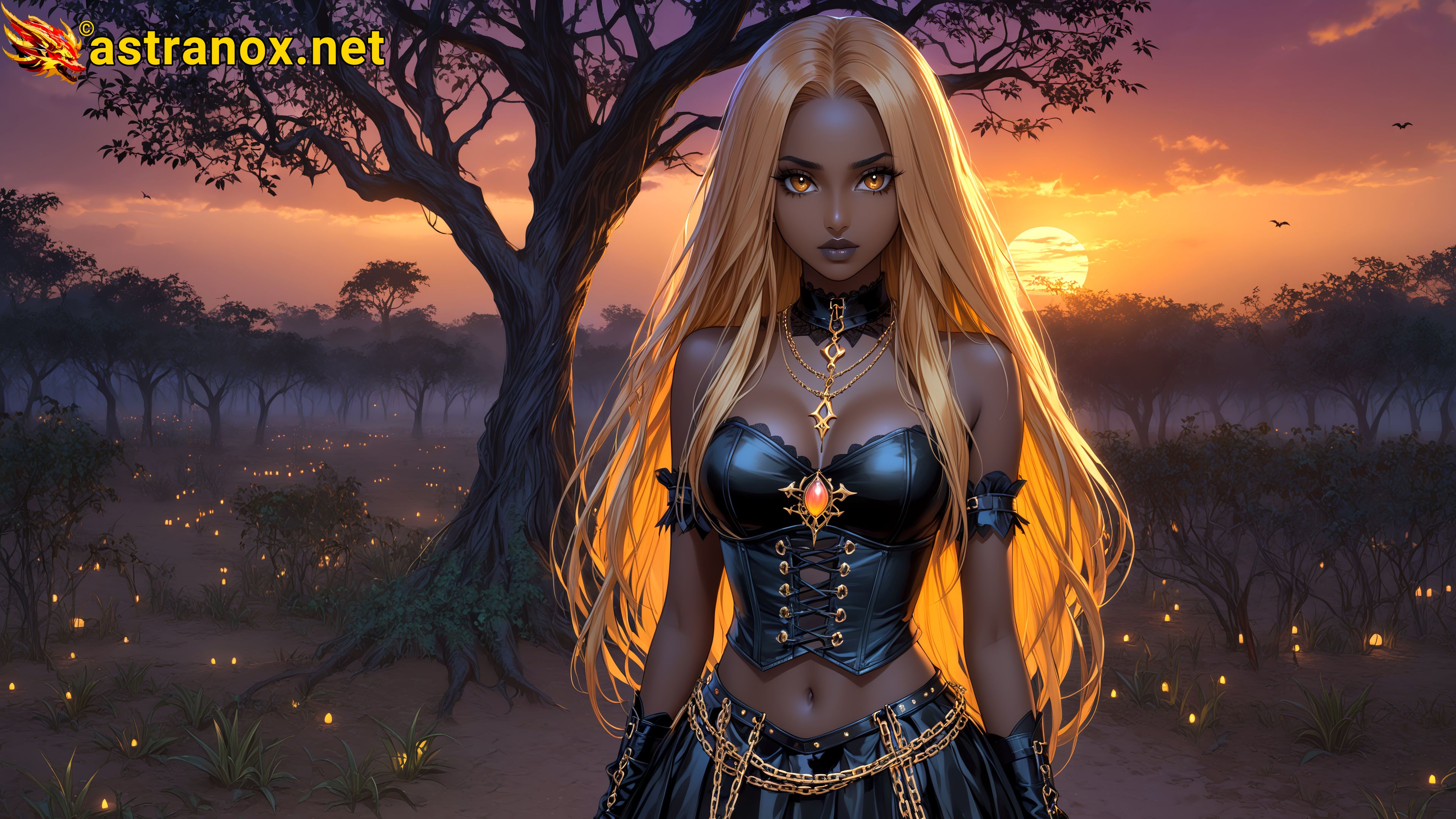 Amazing Young Female at - Download Free 4K Wallpaper Fantasy wallpaper with Eyes and Hair.