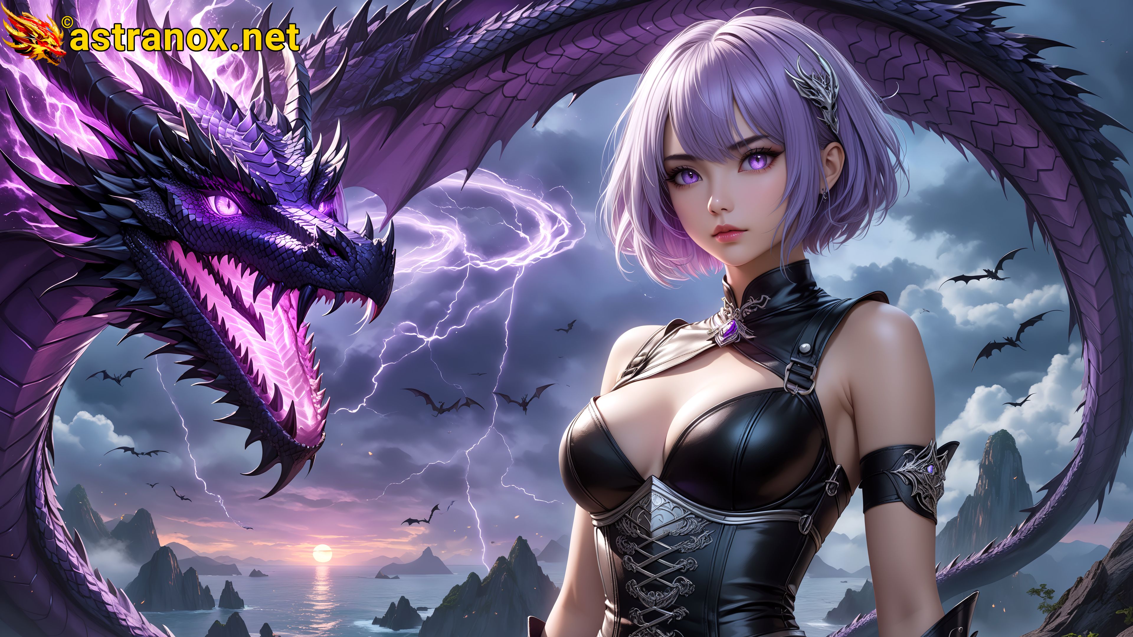 Amazing Young Female at - Download Free 4K Wallpaper Fantasy wallpaper with Eyes and Hair.