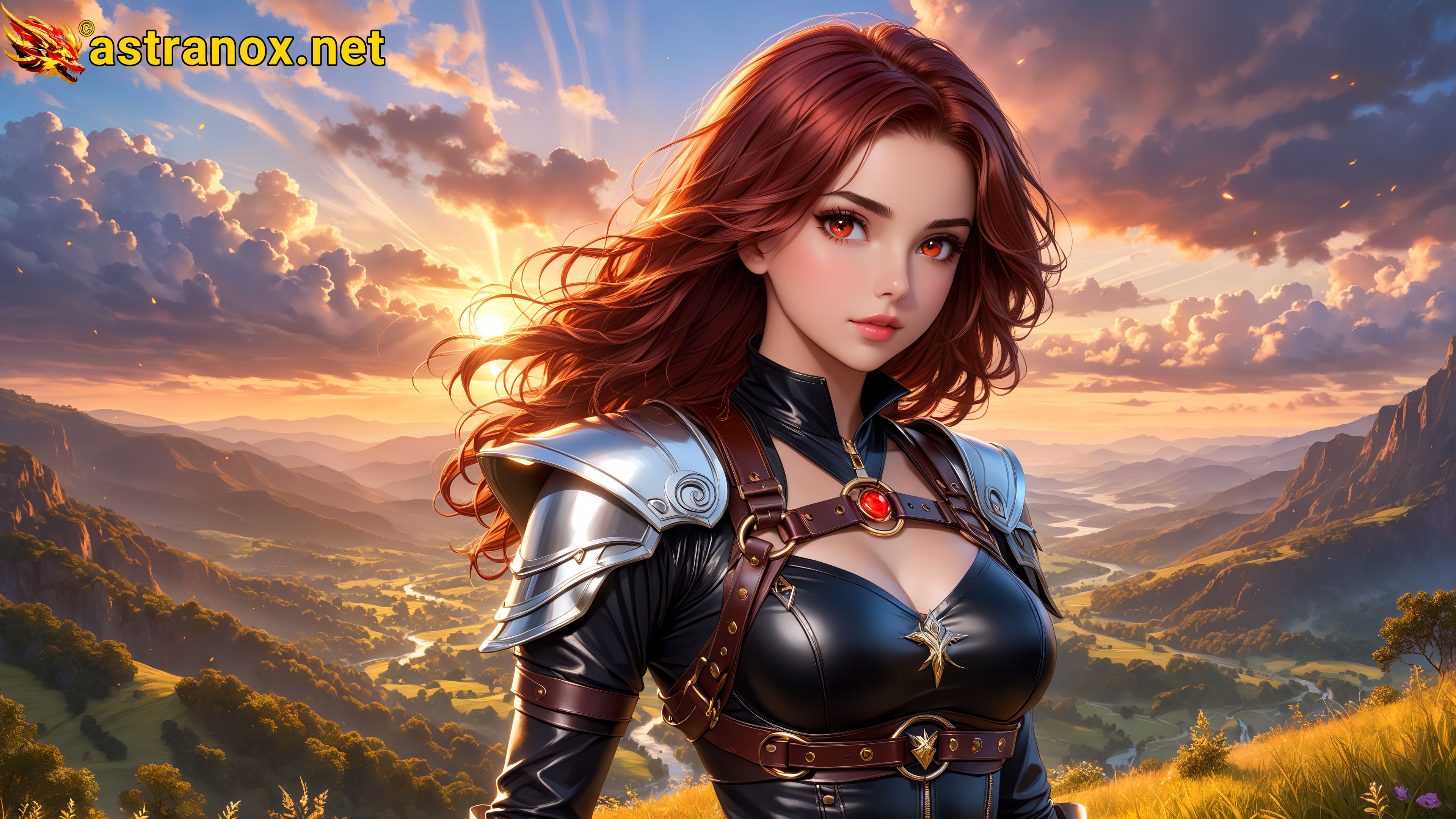 Amazing Young Female at - Download Free 4K Wallpaper Fantasy wallpaper with Eyes and Hair.