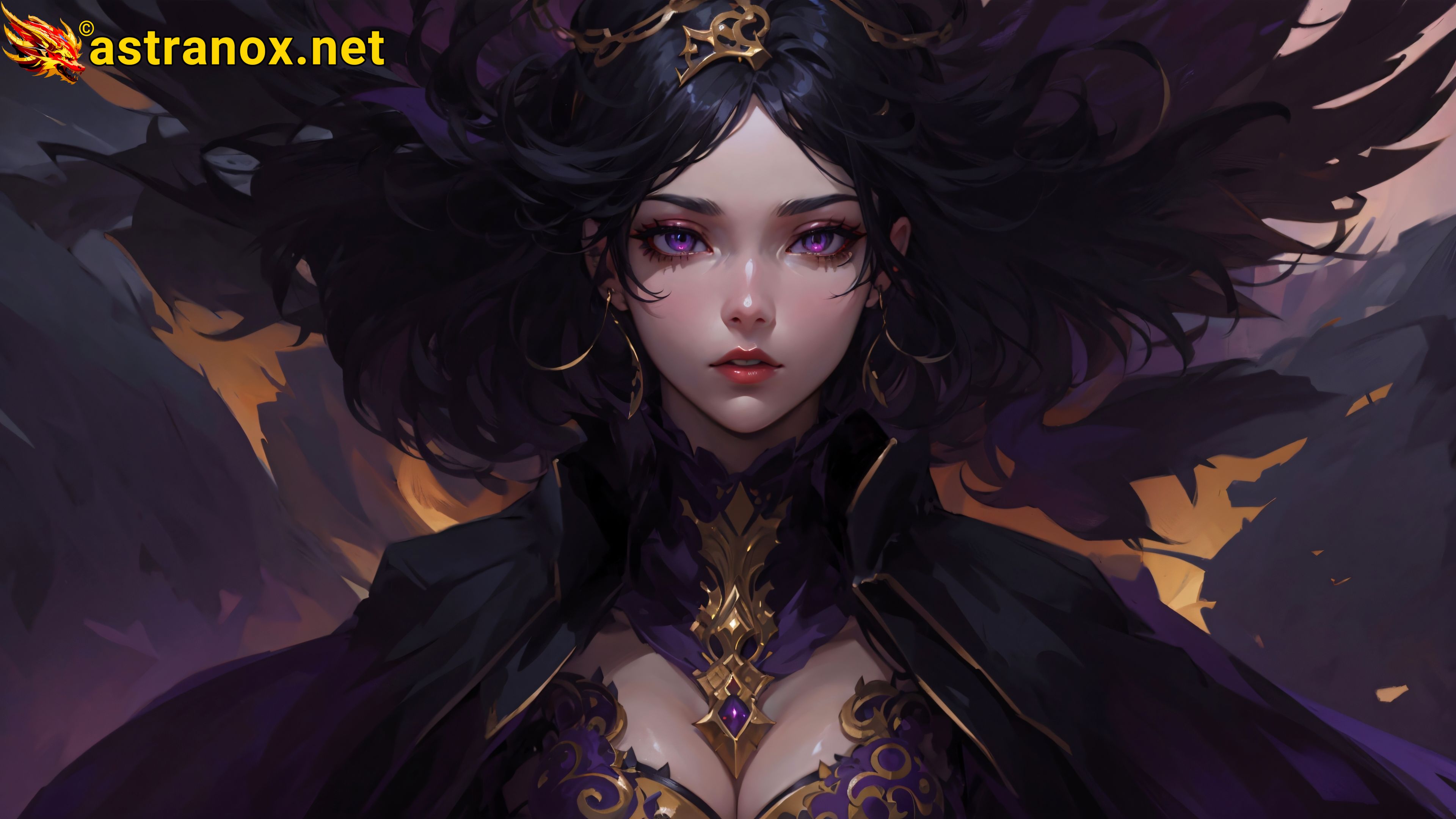Amazing Young Female at - Download Free 4K Wallpaper Fantasy wallpaper with Eyes and Hair.