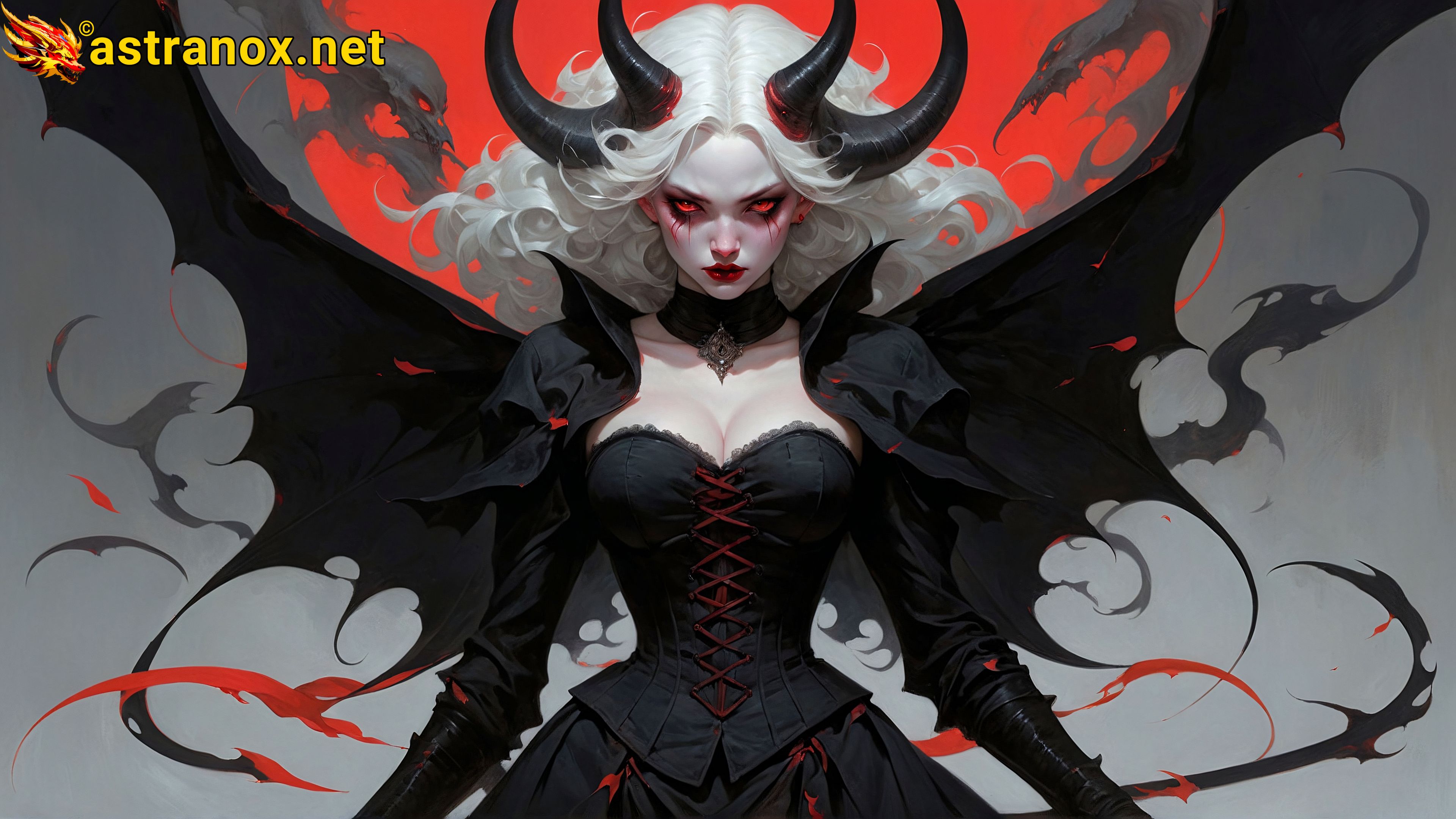 Amazing Young Female at - Download Free 4K Wallpaper Fantasy wallpaper with Eyes and Hair.