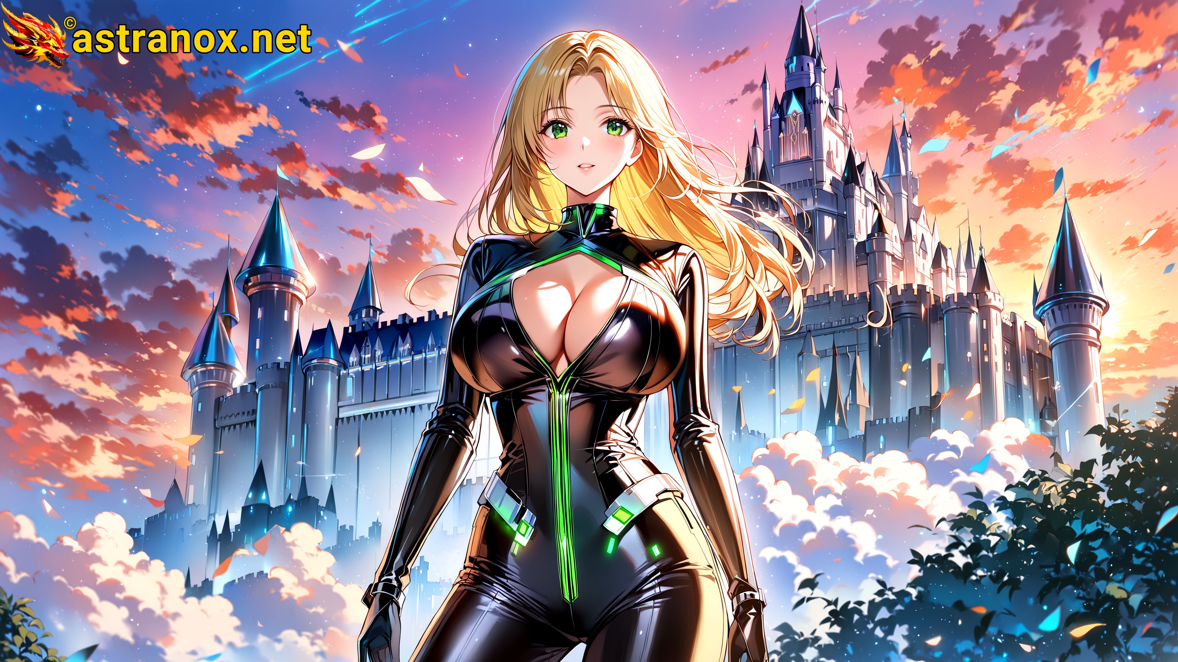 Amazing Young Female at - Download Free 4K Wallpaper Fantasy wallpaper with Eyes and Hair.