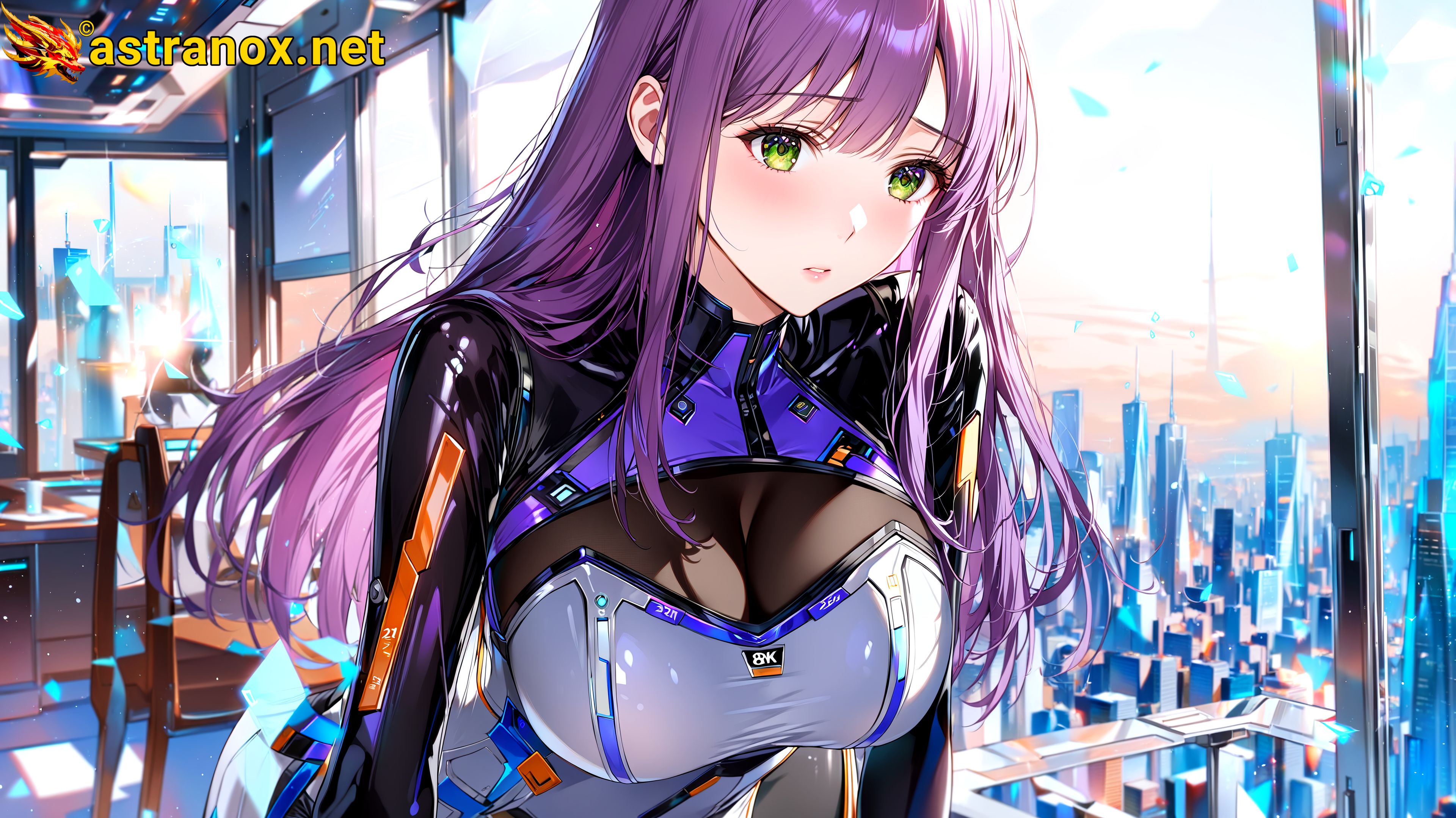 Amazing Young Female at - Download Free 4K Wallpaper Fantasy wallpaper with Eyes and Hair.