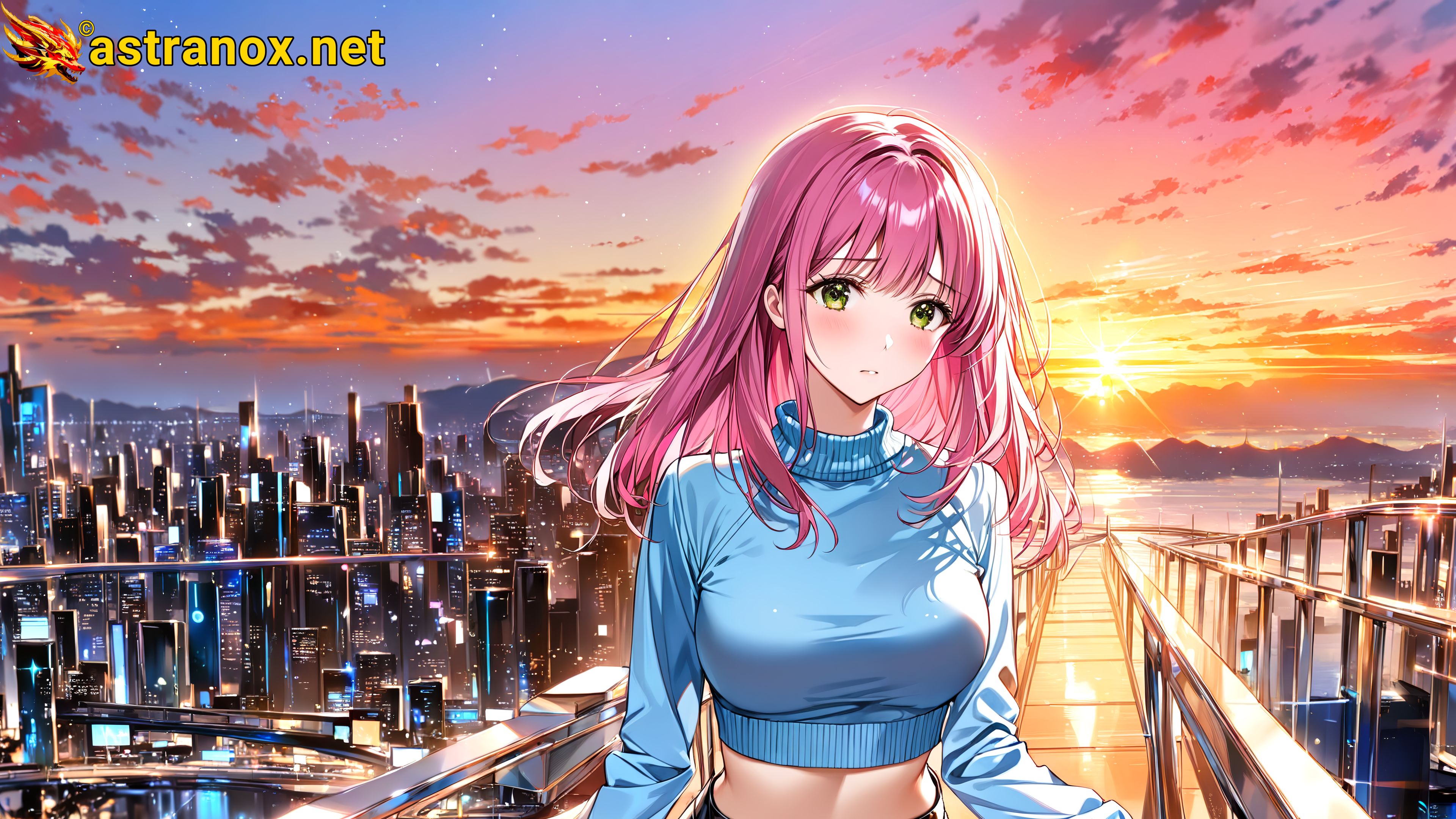 Amazing Young Female at - Download Free 4K Wallpaper Fantasy wallpaper with Eyes and Hair.