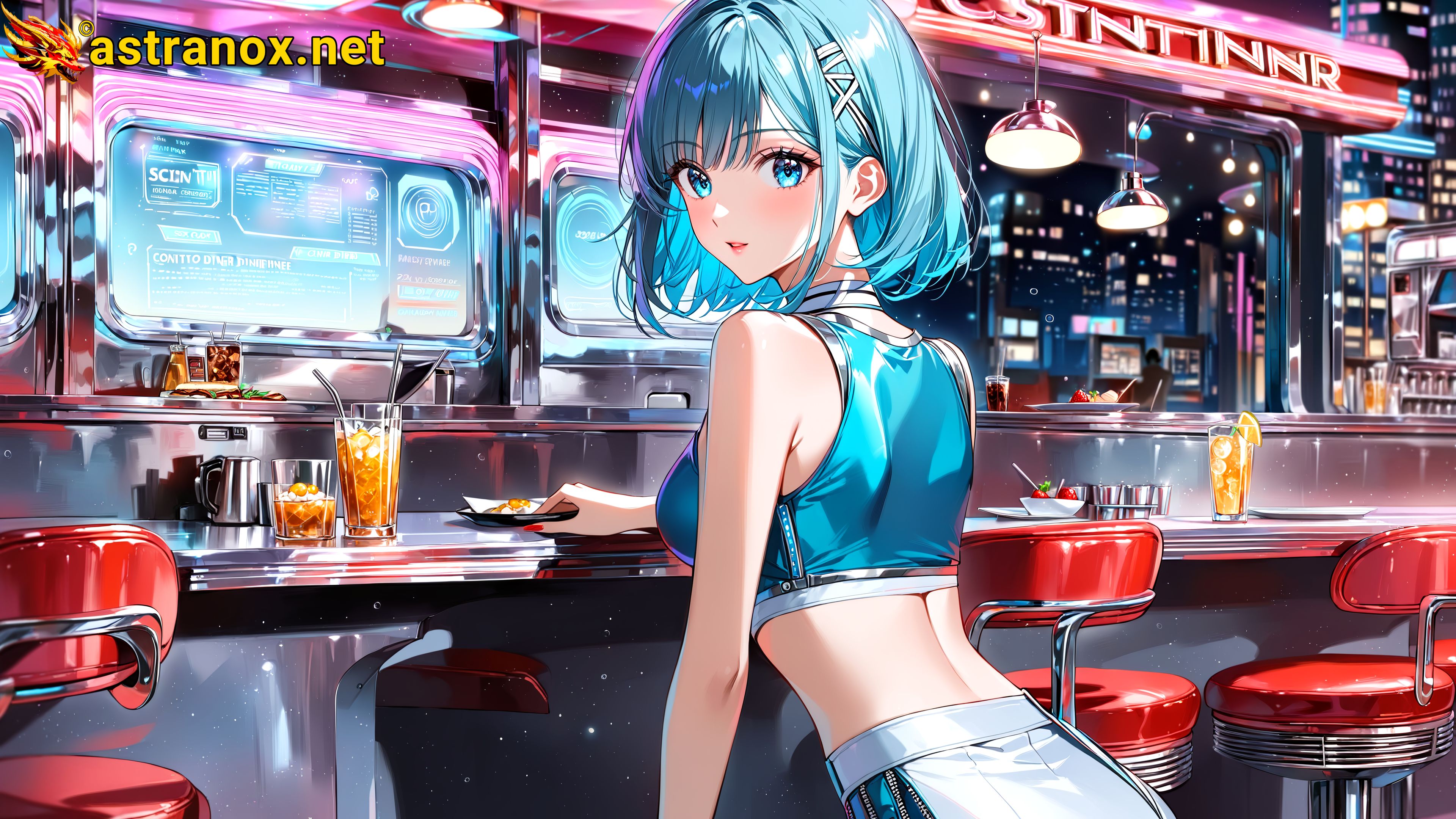 Amazing Young Female at - Download Free 4K Wallpaper Fantasy wallpaper with Eyes and Hair.
