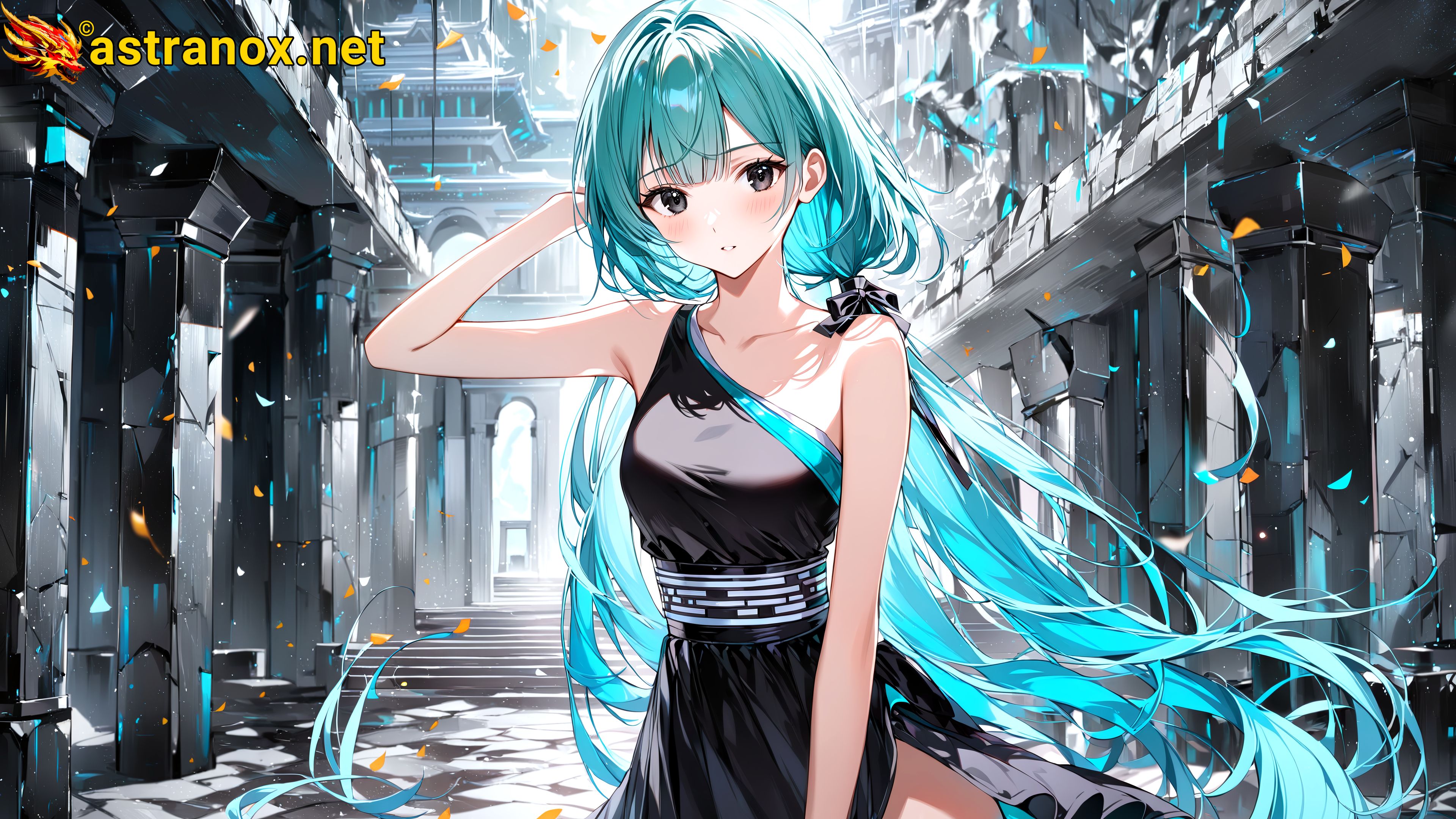Amazing Young Female at - Download Free 4K Wallpaper Fantasy wallpaper with Eyes and Hair.