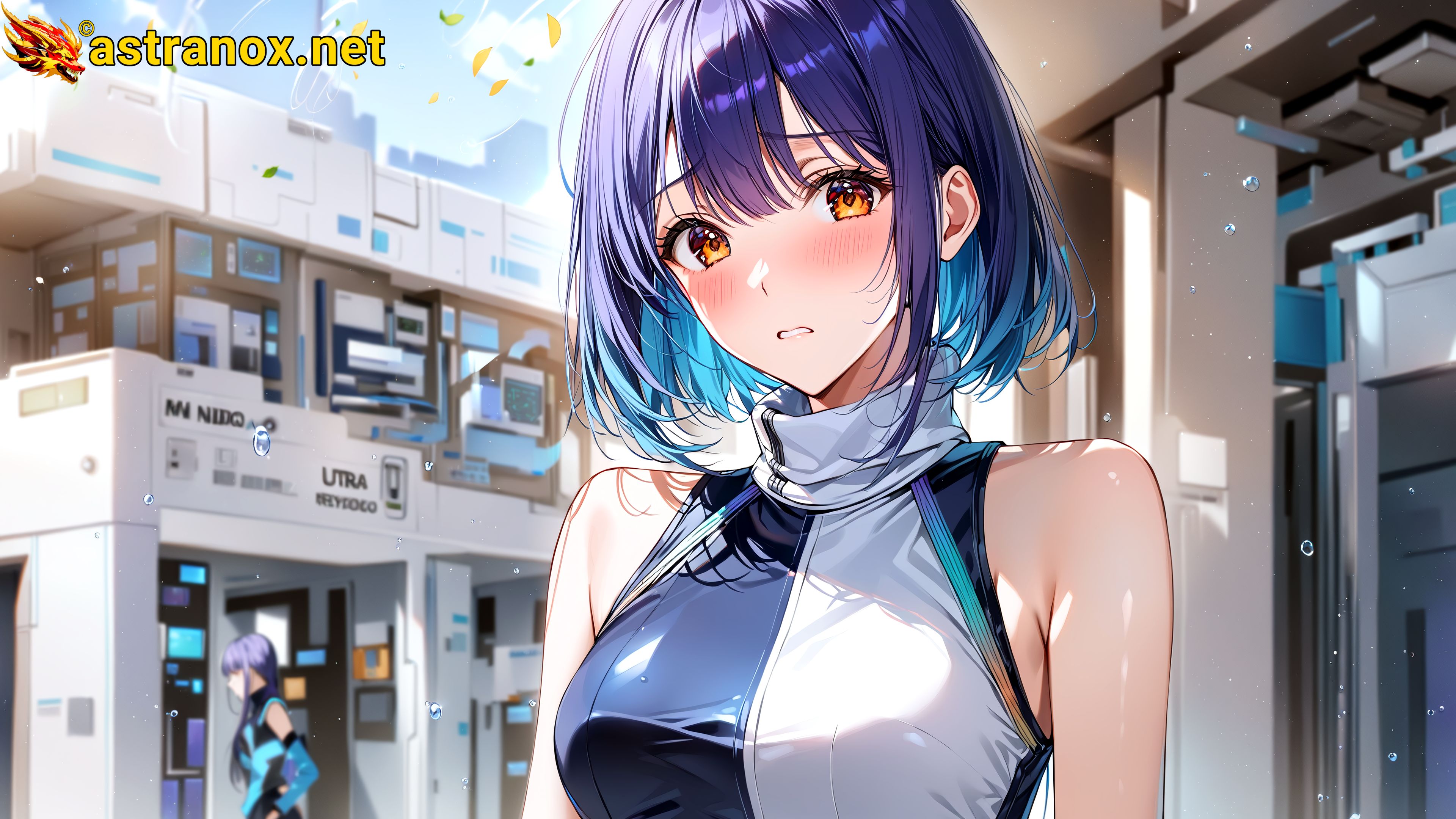 Amazing Young Female at - Download Free 4K Wallpaper Fantasy wallpaper with Eyes and Hair.