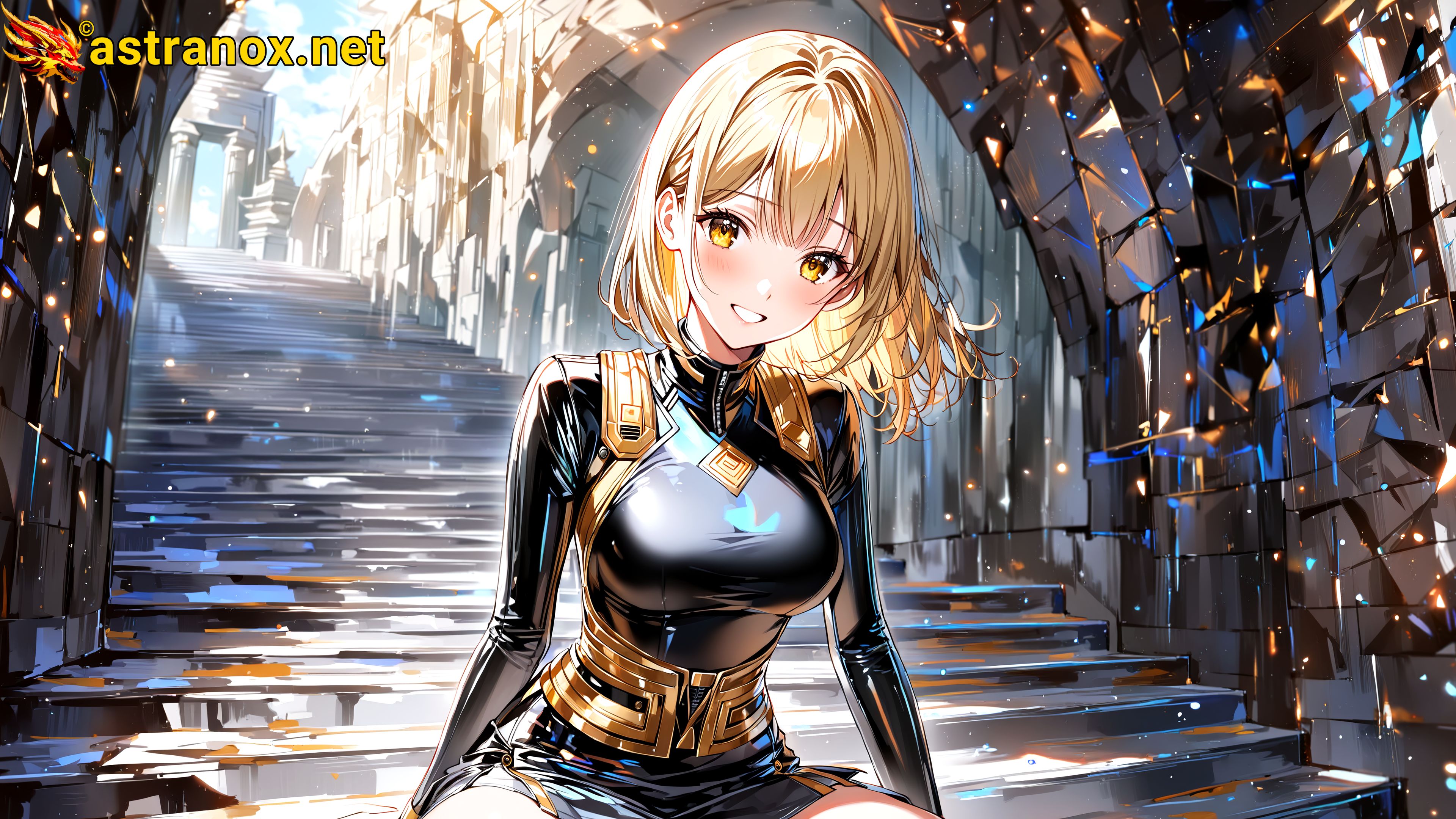 Amazing Young Female at - Download Free 4K Wallpaper Fantasy wallpaper with Eyes and Hair.