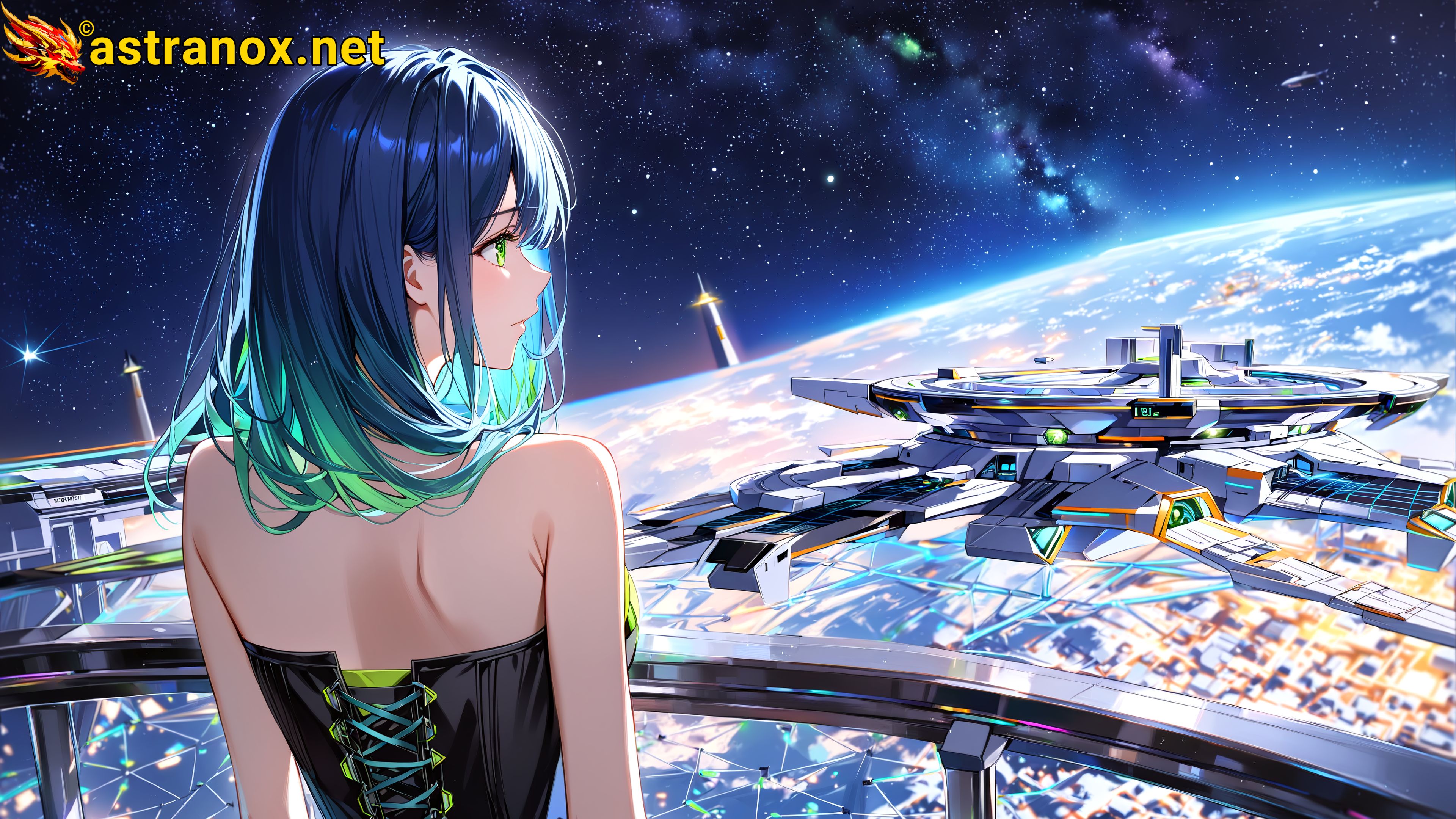 Amazing Young Female at - Download Free 4K Wallpaper Fantasy wallpaper with Eyes and Hair.