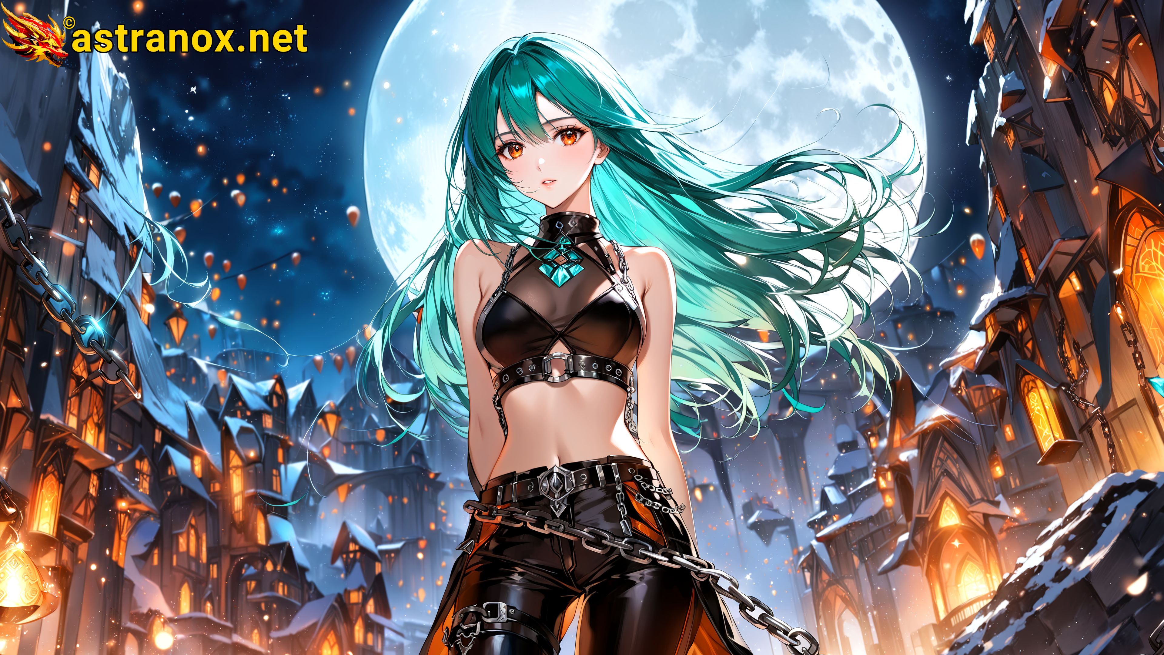 Amazing Young Female at - Download Free 4K Wallpaper Fantasy wallpaper with Eyes and Hair.
