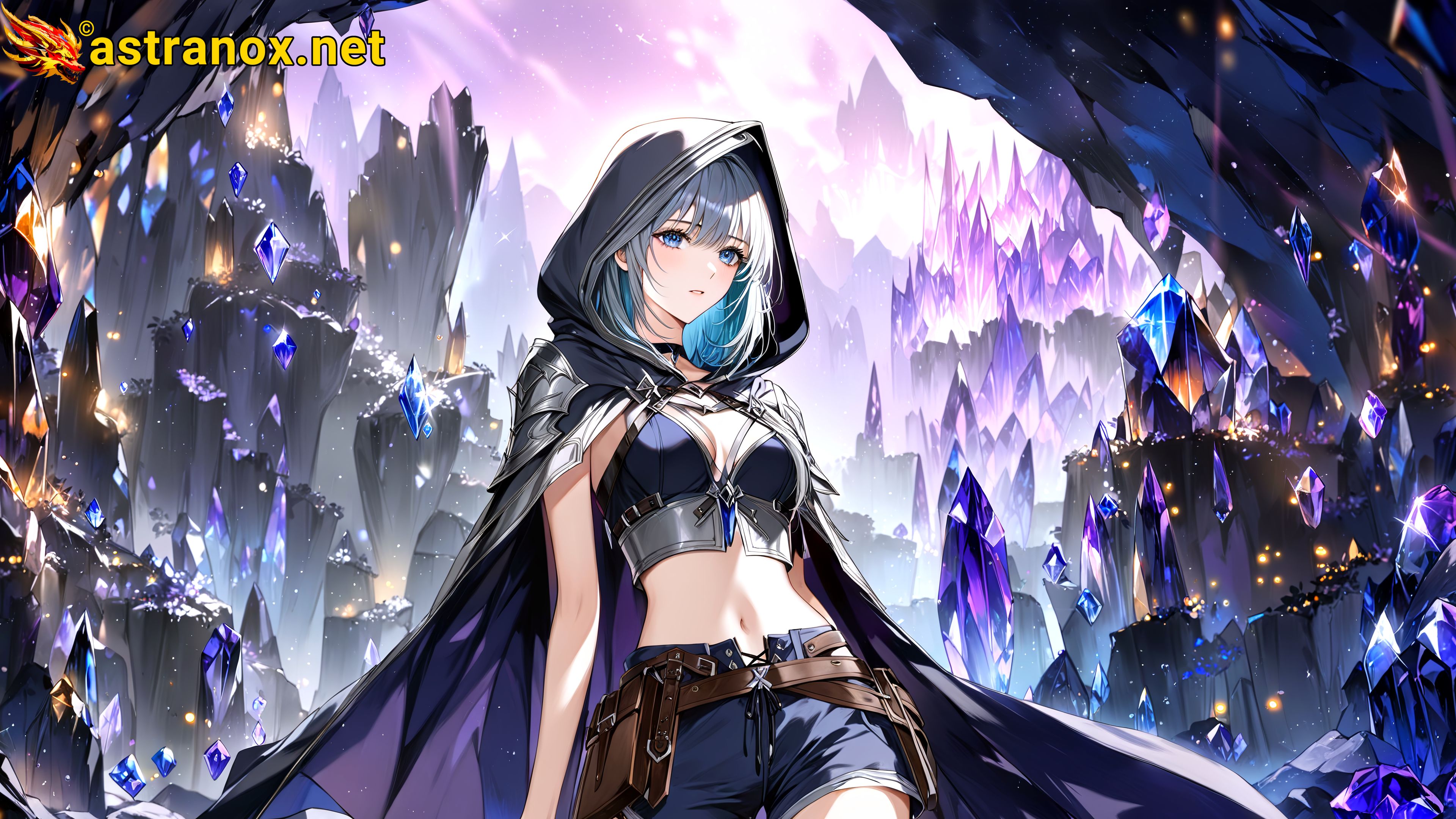 Amazing Young Female at - Download Free 4K Wallpaper Fantasy wallpaper with Eyes and Hair.