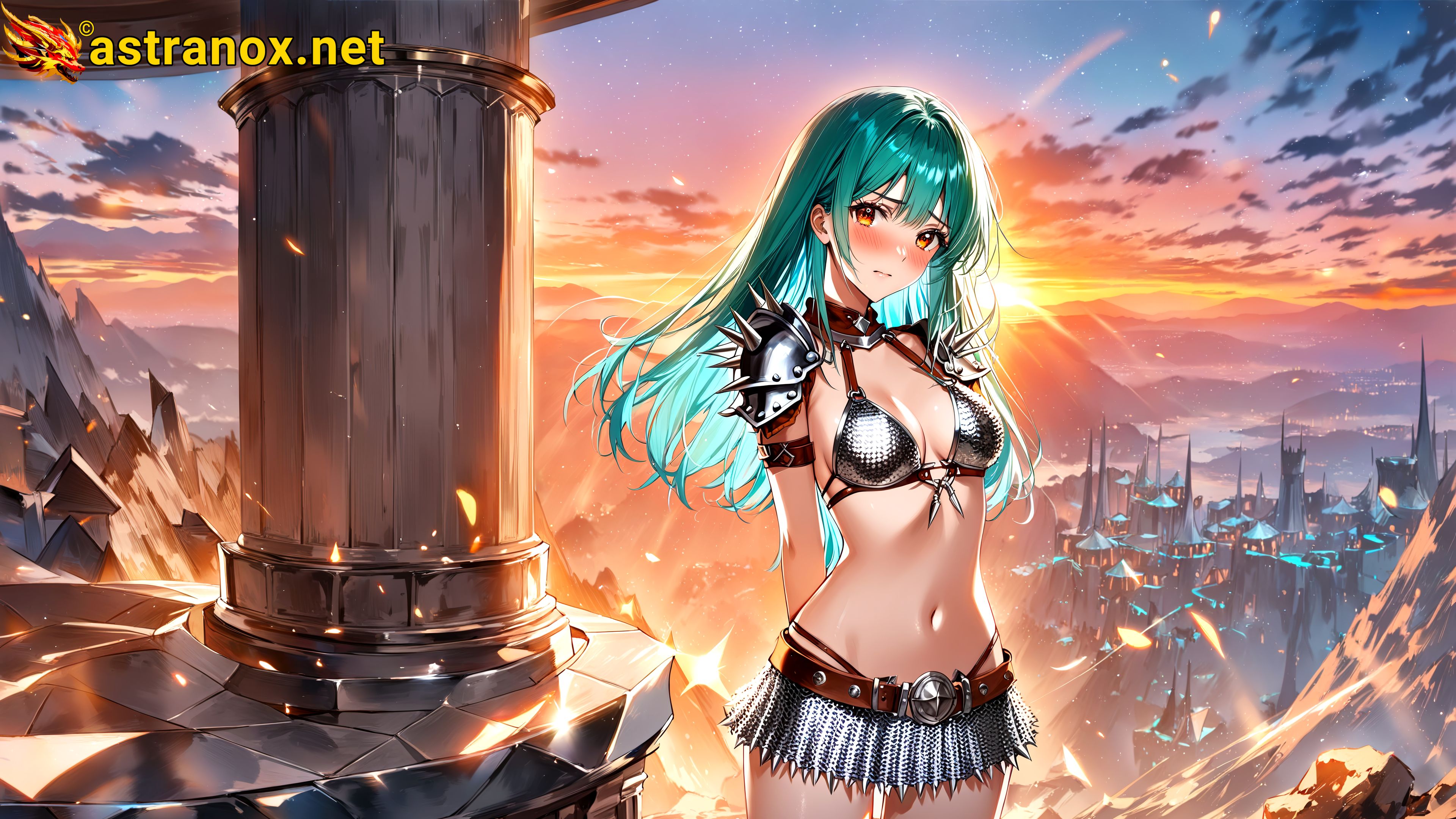 Amazing Young Female at - Download Free 4K Wallpaper Fantasy wallpaper with Eyes and Hair.