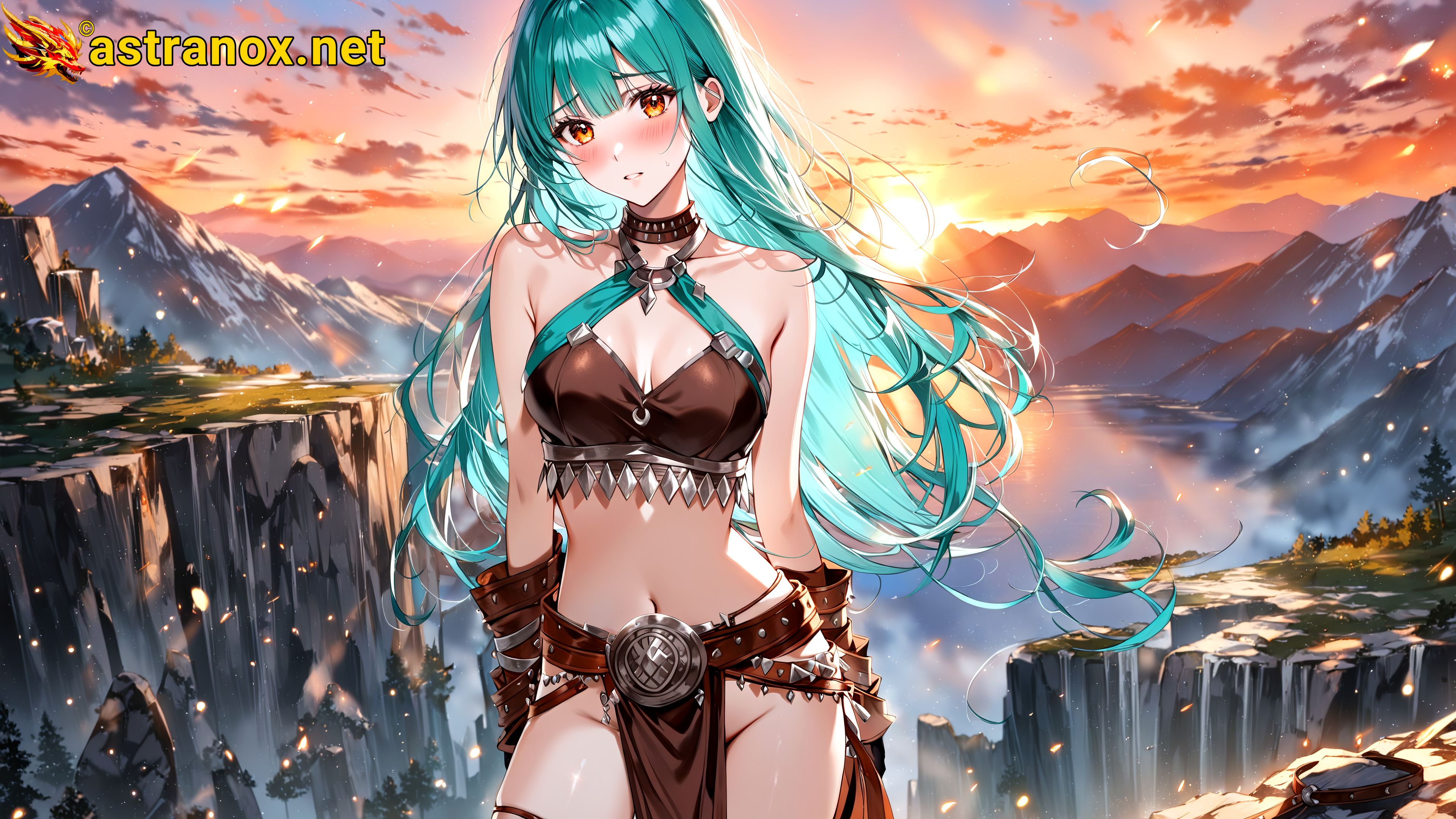 Amazing Young Female at - Download Free 4K Wallpaper Fantasy wallpaper with Eyes and Hair.