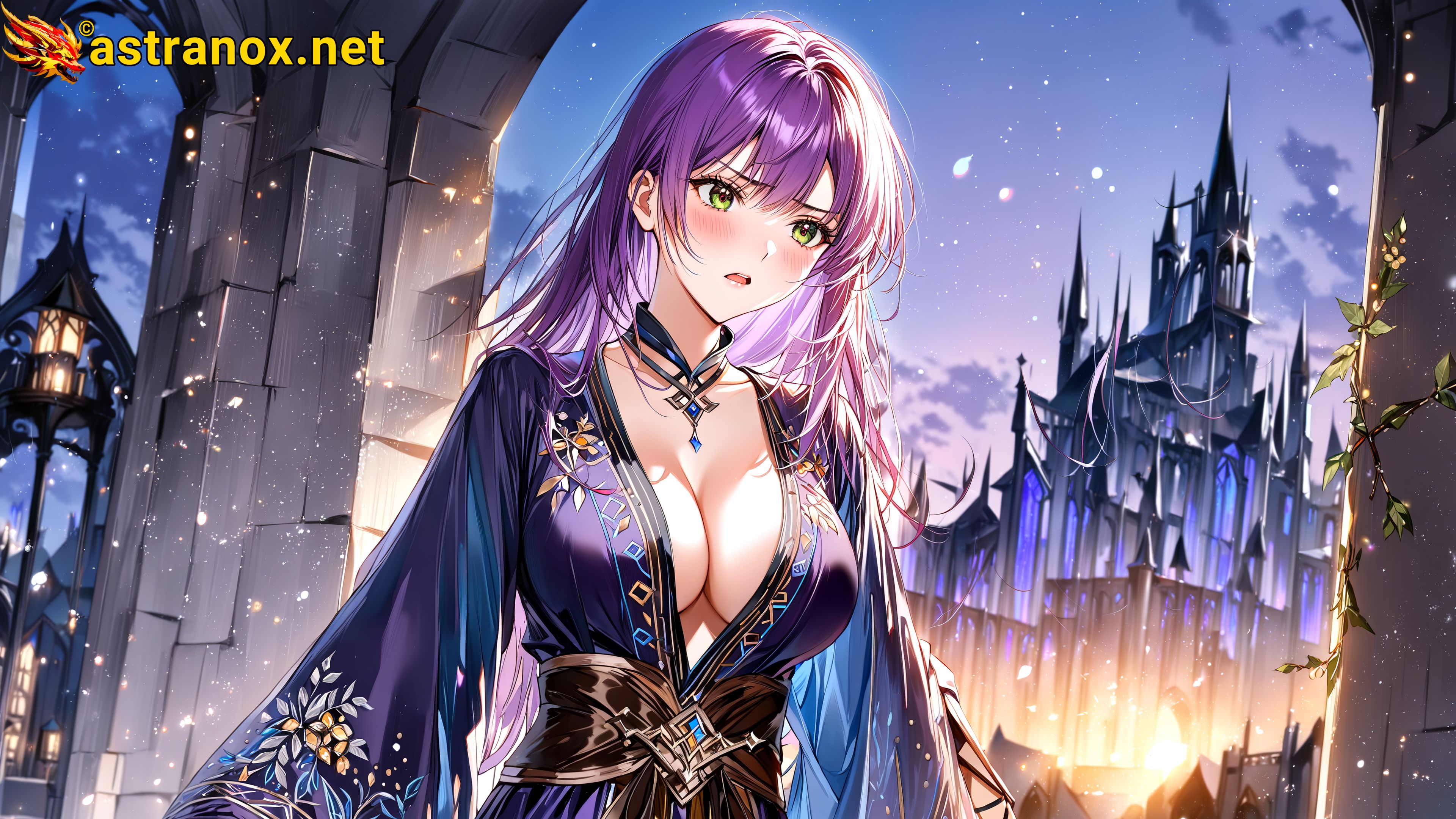 Amazing Young Female at - Download Free 4K Wallpaper Fantasy wallpaper with Eyes and Hair.