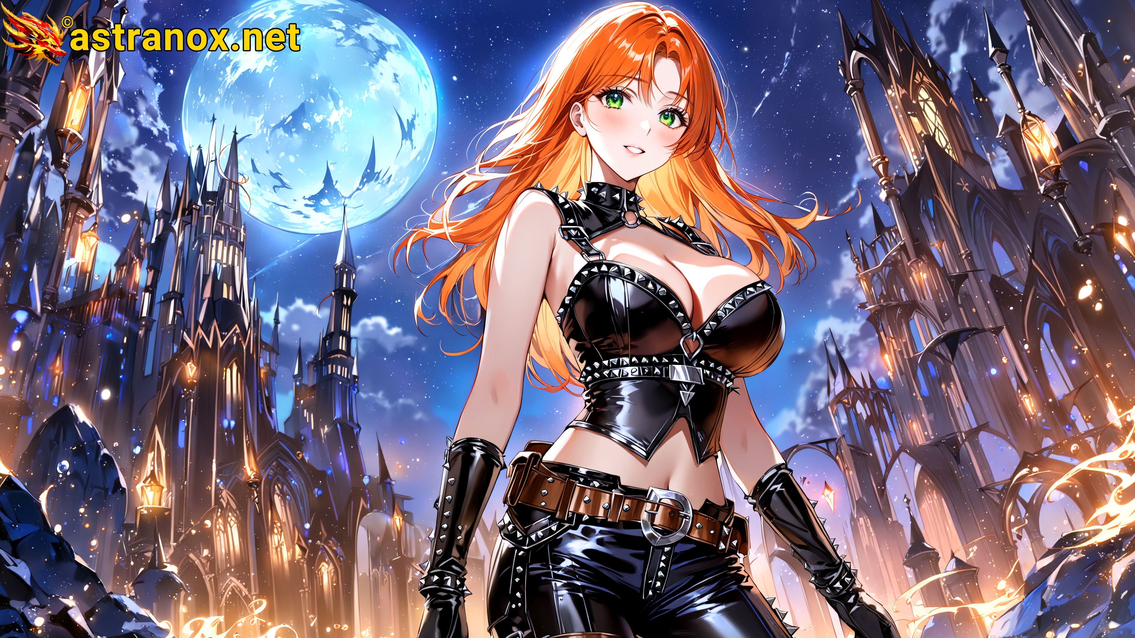 Amazing Young Female at - Download Free 4K Wallpaper Fantasy wallpaper with Eyes and Hair.
