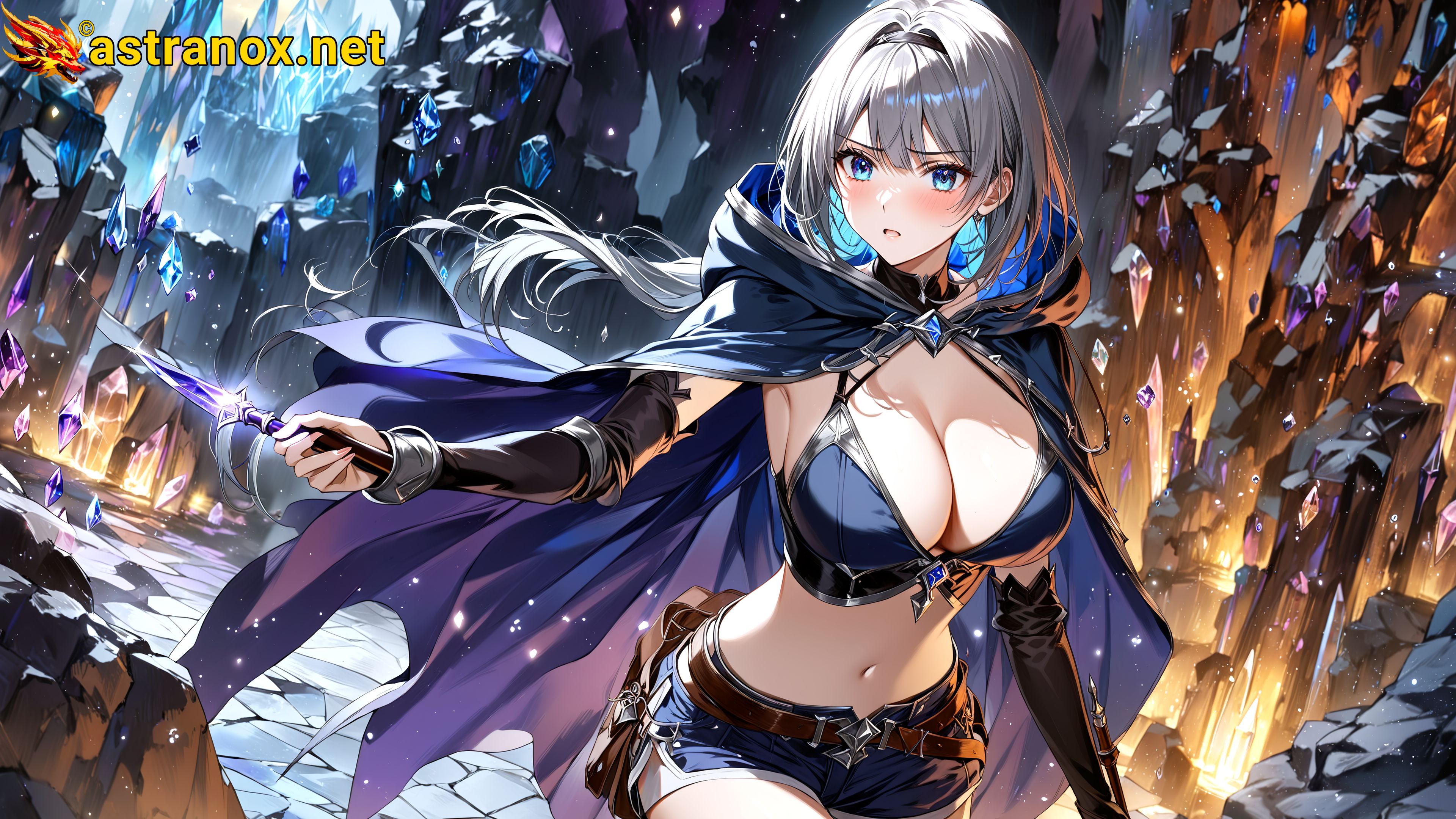 Amazing Young Female at - Download Free 4K Wallpaper Fantasy wallpaper with Eyes and Hair.