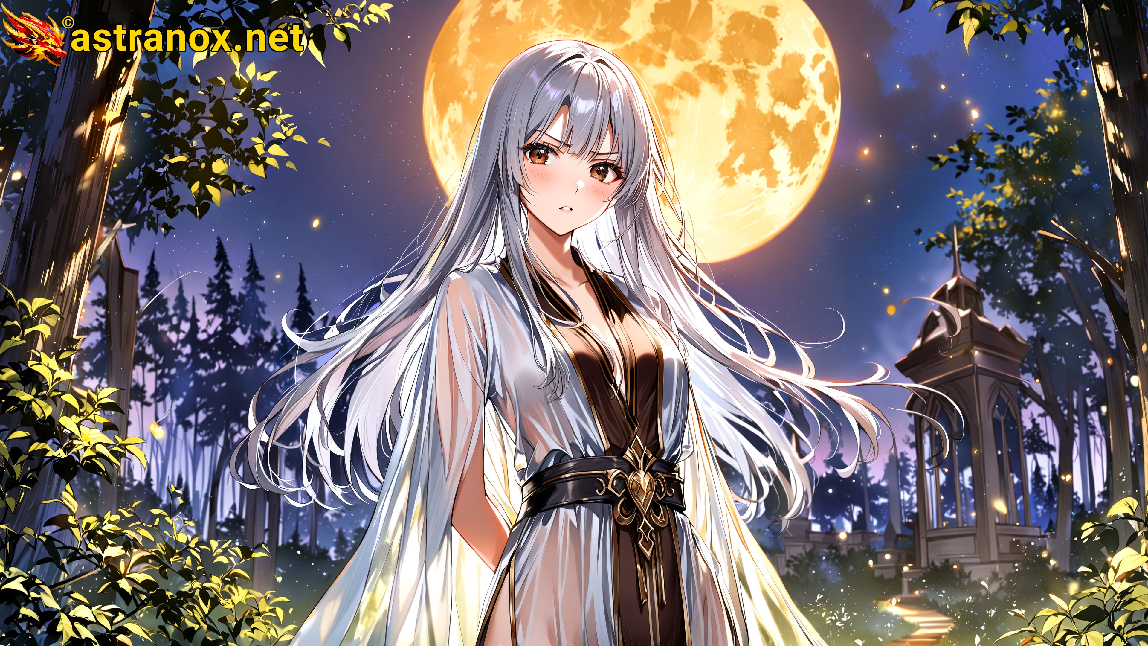 Amazing Young Female at - Download Free 4K Wallpaper Fantasy wallpaper with Eyes and Hair.