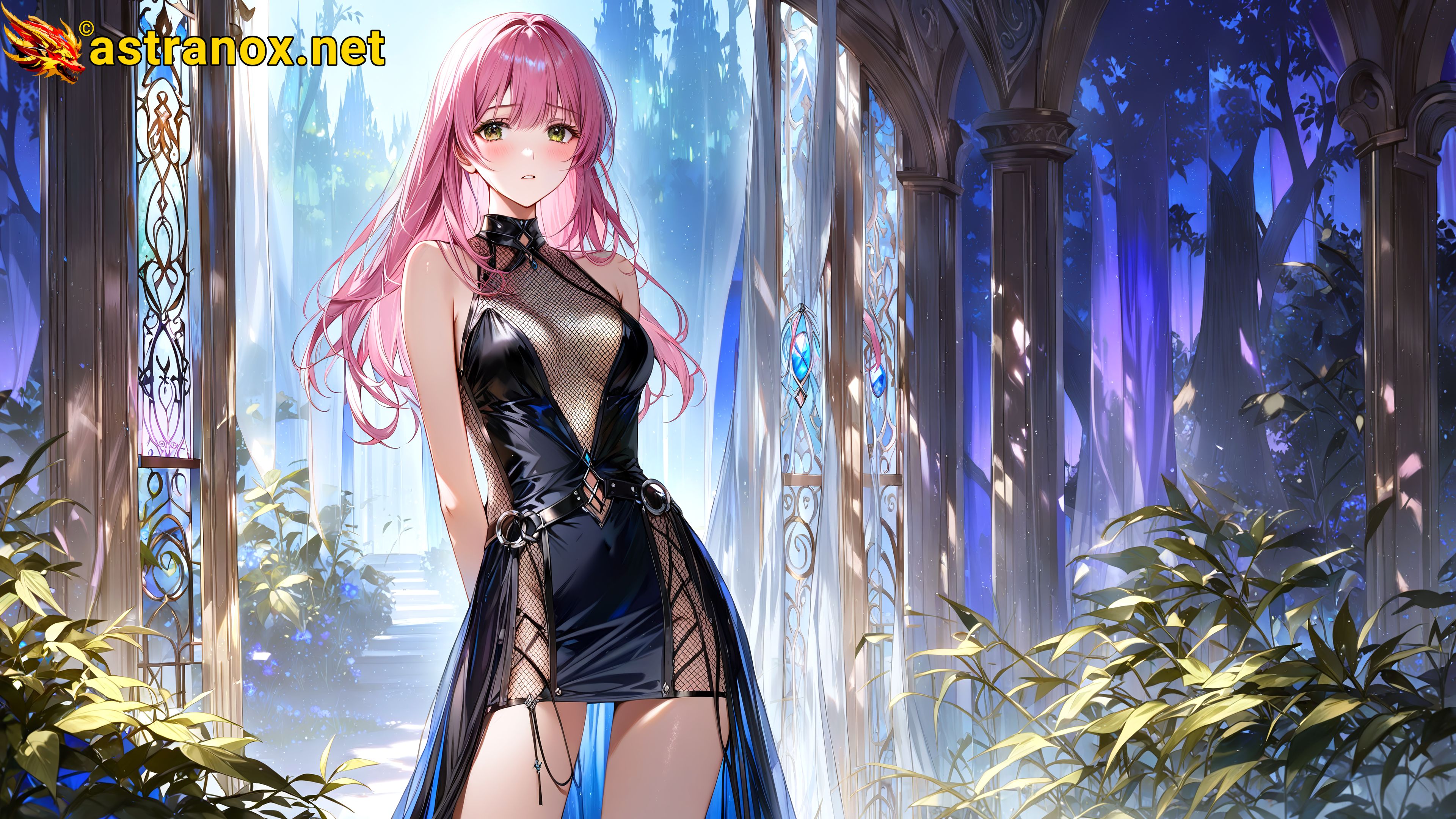 Amazing Young Female at - Download Free 4K Wallpaper Fantasy wallpaper with Eyes and Hair.