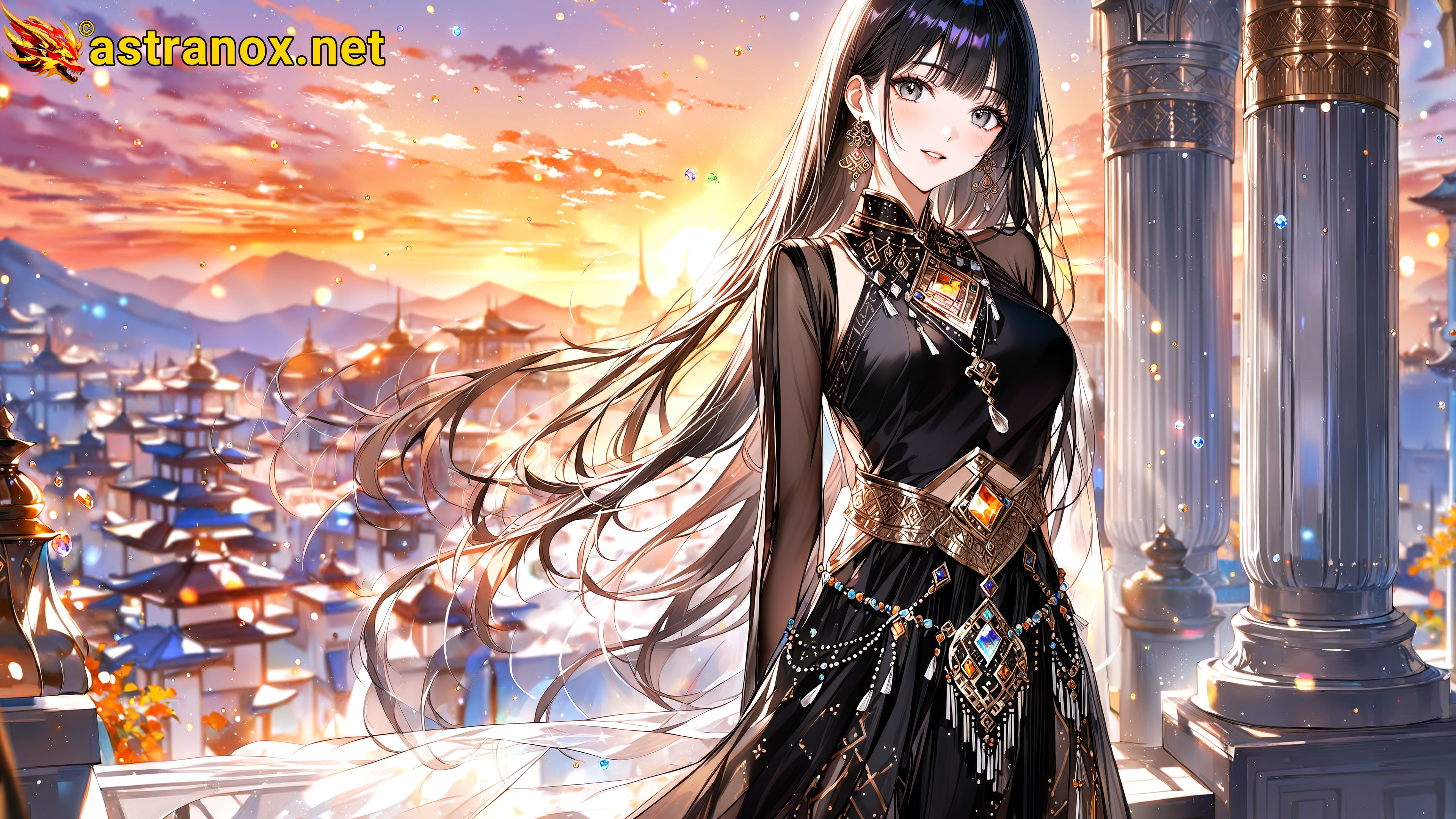 Amazing Young Female at - Download Free 4K Wallpaper Fantasy wallpaper with Eyes and Hair.