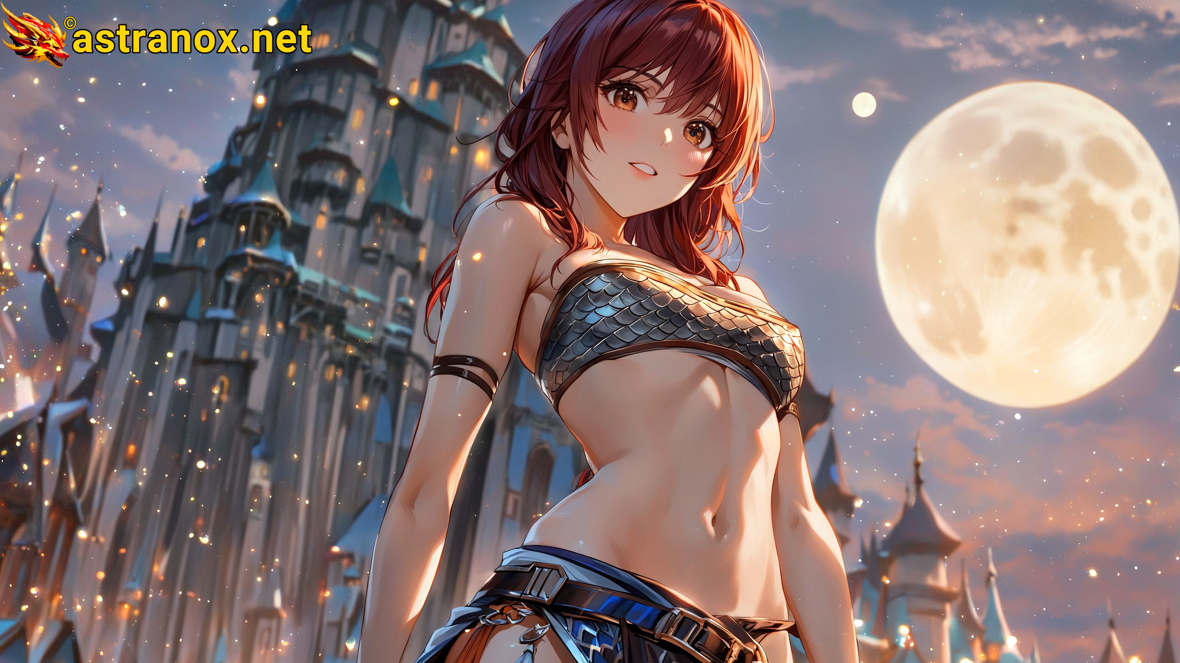 Amazing Young Female at - Download Free 4K Wallpaper Fantasy wallpaper with Eyes and Hair.