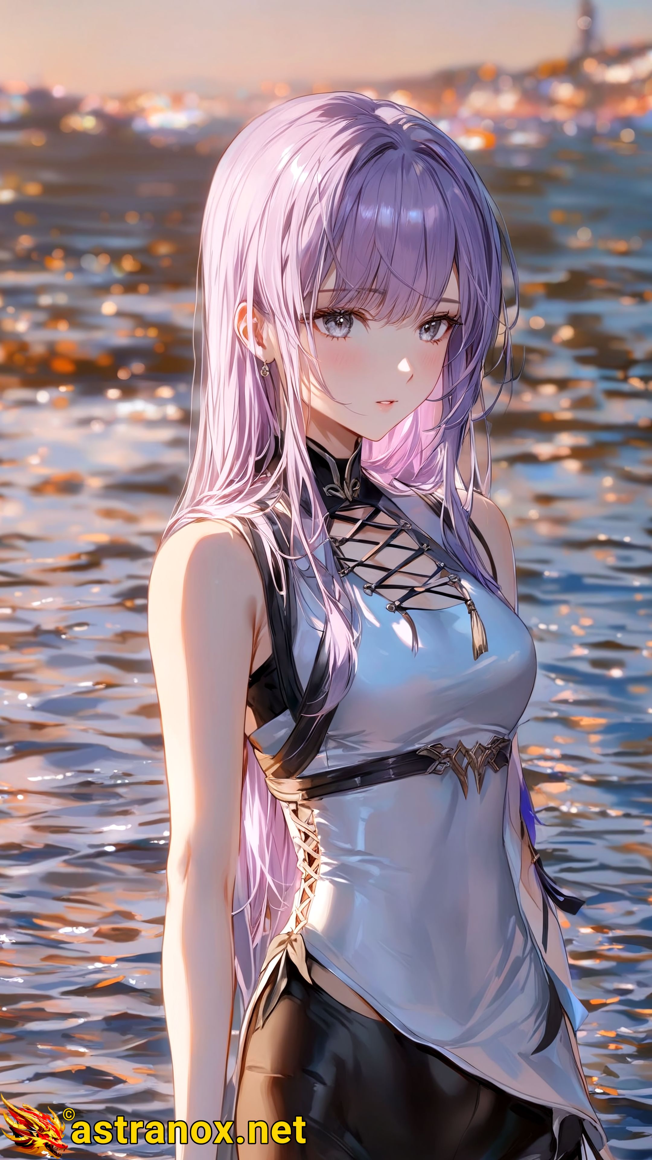 Amazing Young Female at - Download Free 4K Wallpaper Fantasy wallpaper with Eyes and Hair.