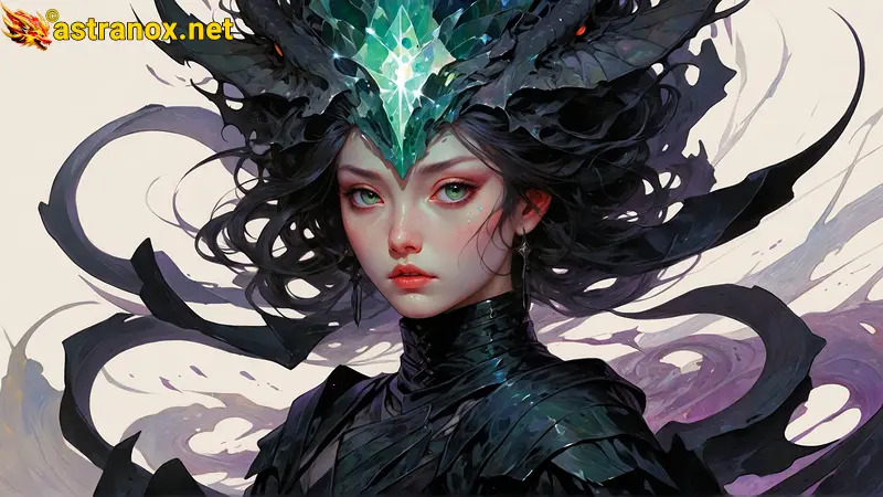 Amazing Young Female  at  - Download Free 4K Wallpaper Fantasy wallpaper with  Eyes and  Hair.