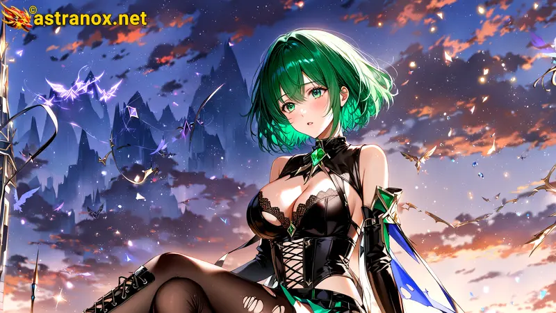 Amazing Young Female  at  - Download Free 4K Wallpaper Fantasy wallpaper with  Eyes and  Hair.