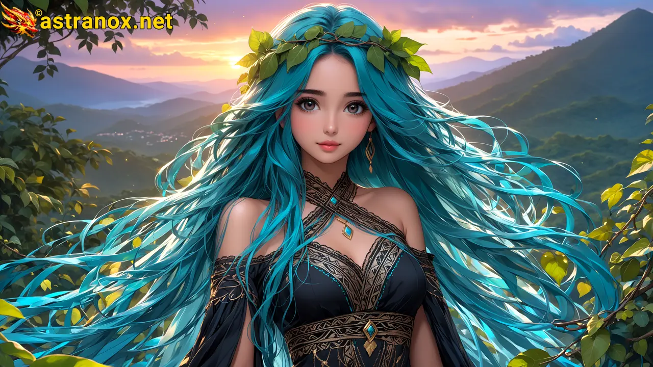 Amazing Young Female at - Download Free 4K Wallpaper Fantasy wallpaper with Eyes and Hair.