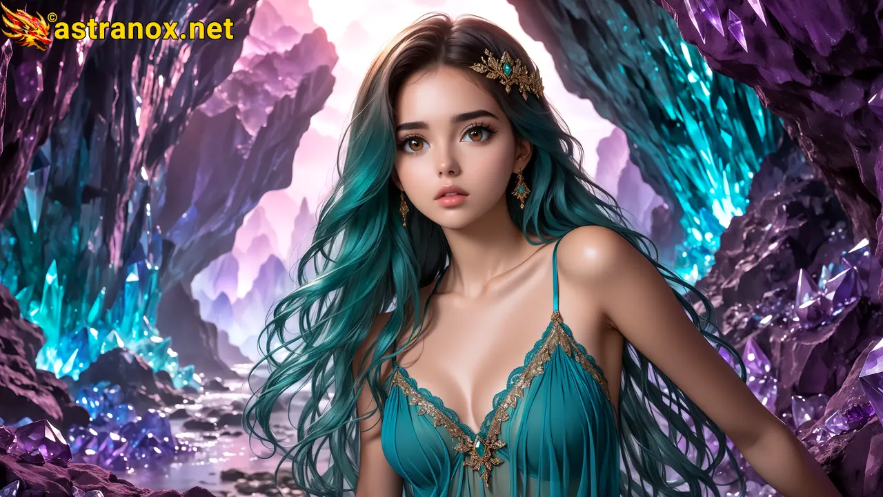 Amazing Young Female at - Download Free 4K Wallpaper Fantasy wallpaper with Eyes and Hair.