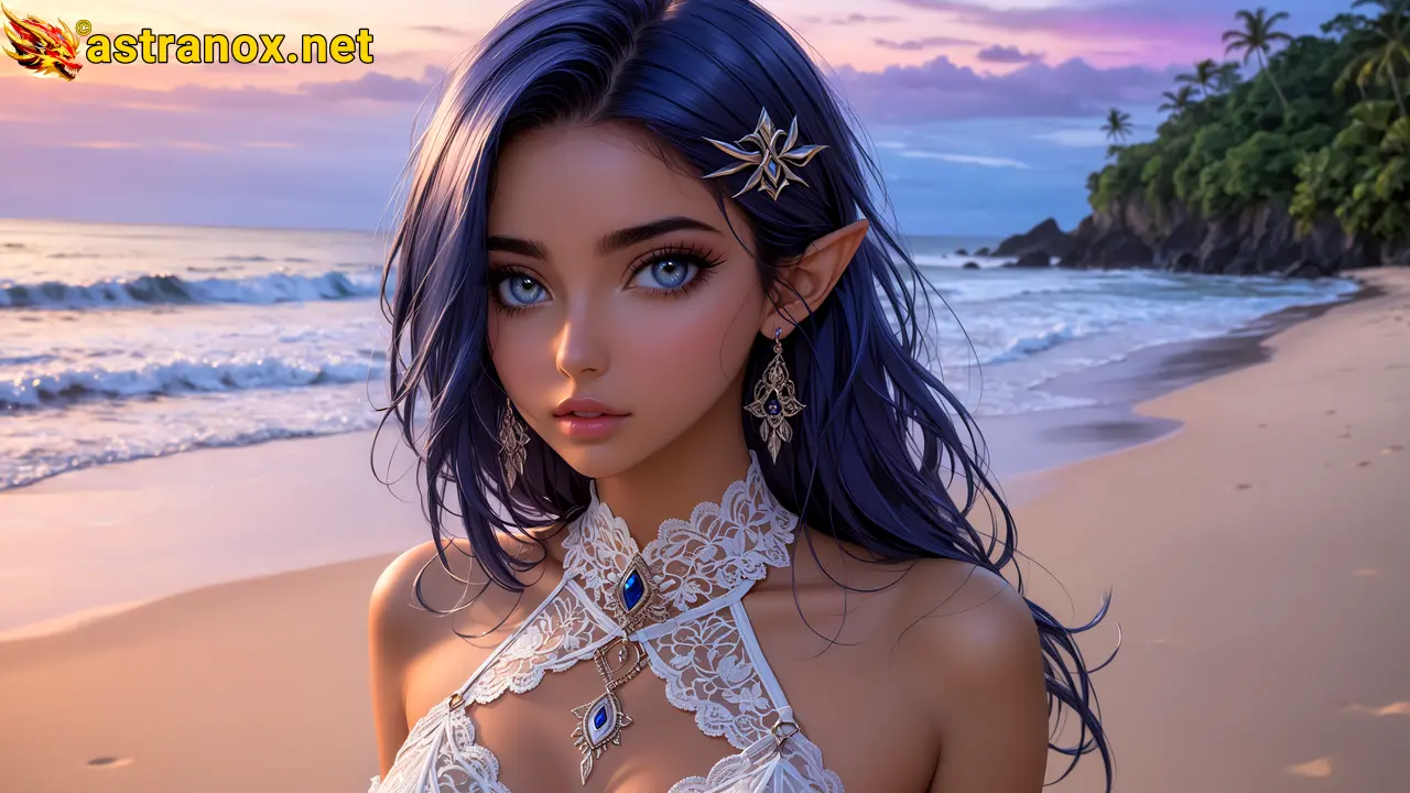 Amazing Young Female at - Download Free 4K Wallpaper Fantasy wallpaper with Eyes and Hair.