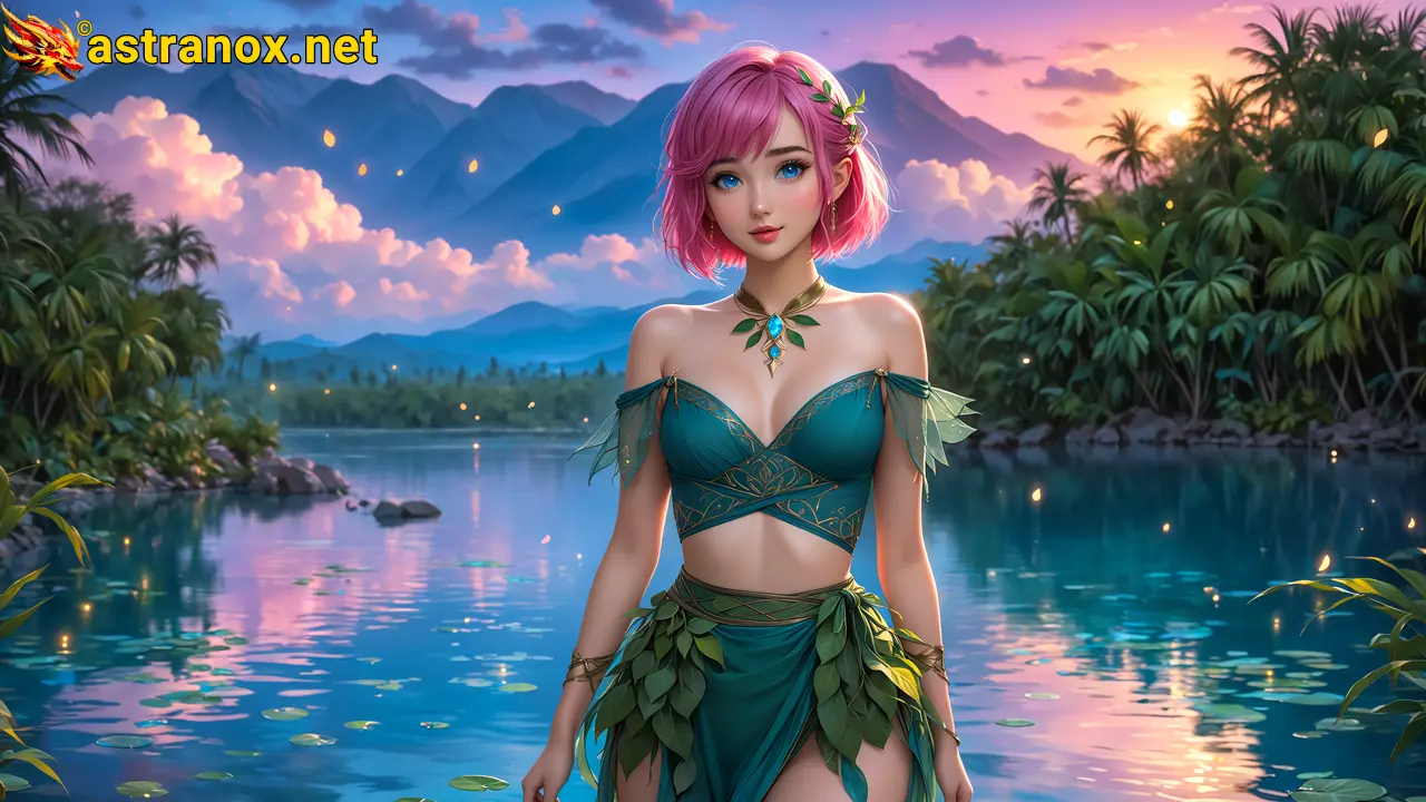 Amazing Young Female at - Download Free 4K Wallpaper Fantasy wallpaper with Eyes and Hair.