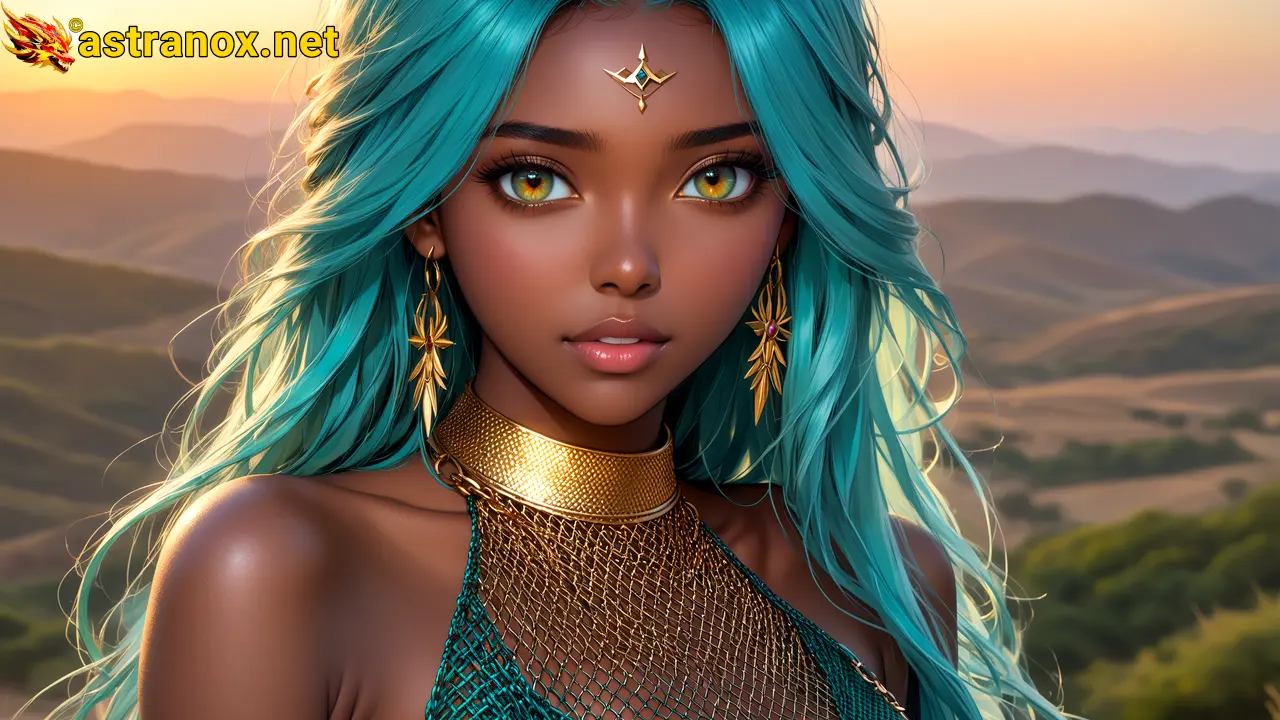 Amazing Young Female at - Download Free 4K Wallpaper Fantasy wallpaper with Eyes and Hair.