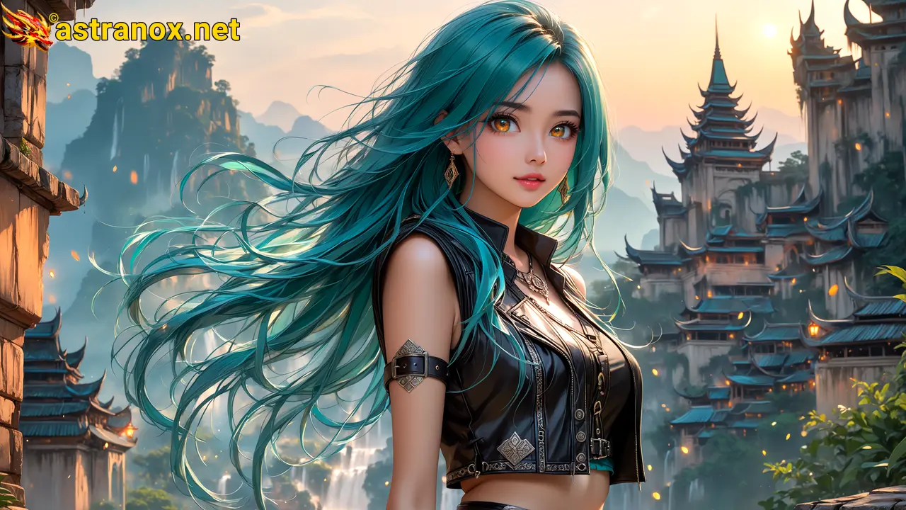 Amazing Young Female at - Download Free 4K Wallpaper Fantasy wallpaper with Eyes and Hair.