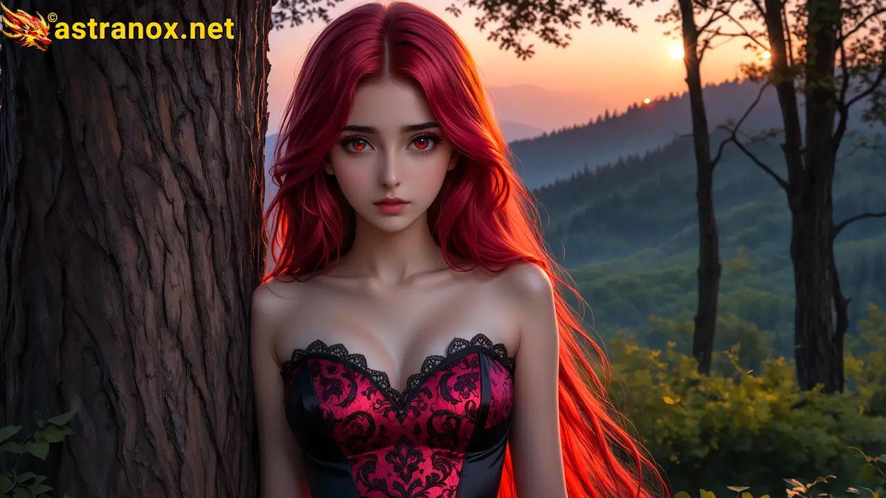 Amazing Young Female at - Download Free 4K Wallpaper Fantasy wallpaper with Eyes and Hair.