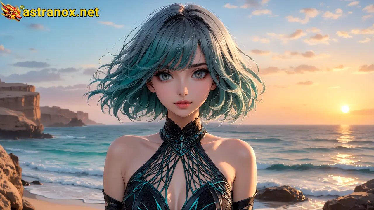 Amazing Young Female at - Download Free 4K Wallpaper Fantasy wallpaper with Eyes and Hair.