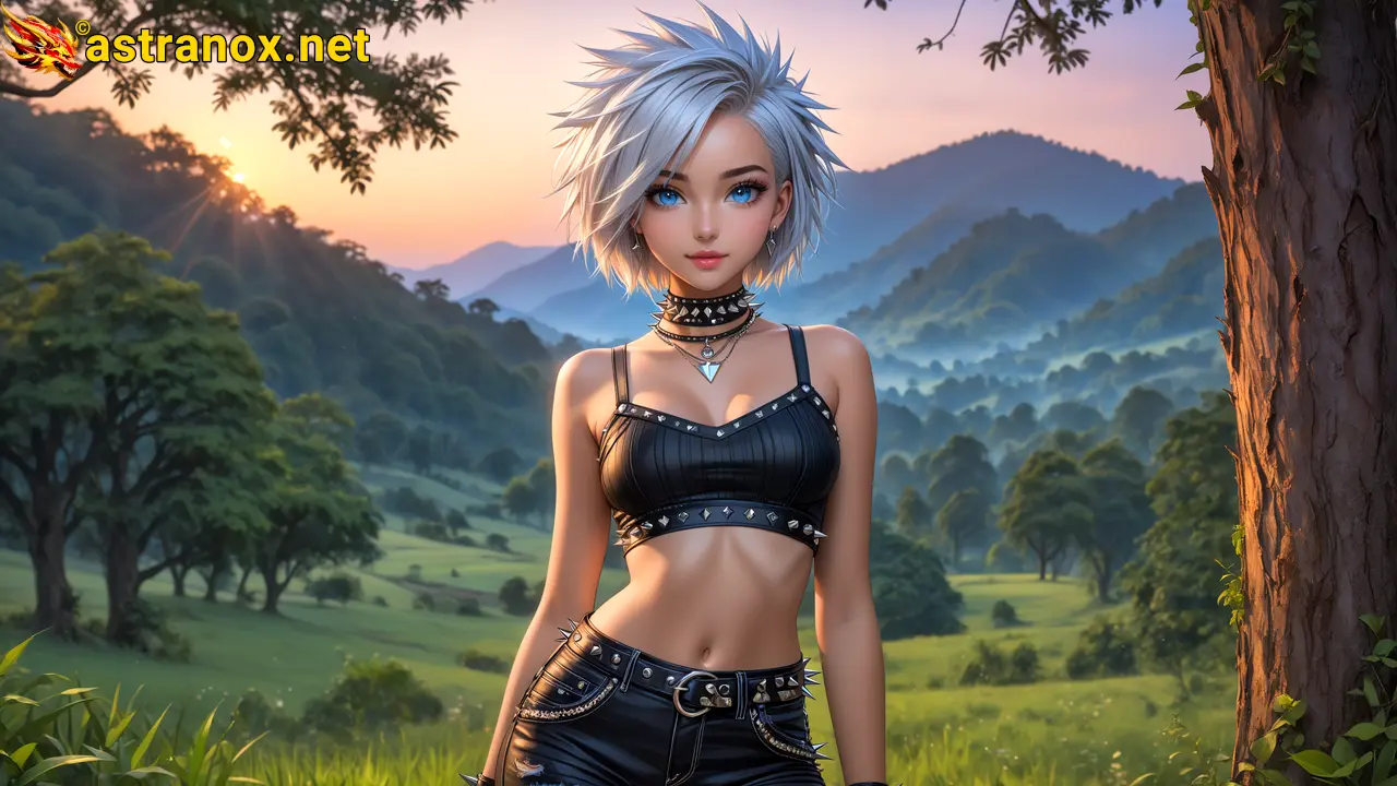 Amazing Young Female at - Download Free 4K Wallpaper Fantasy wallpaper with Eyes and Hair.