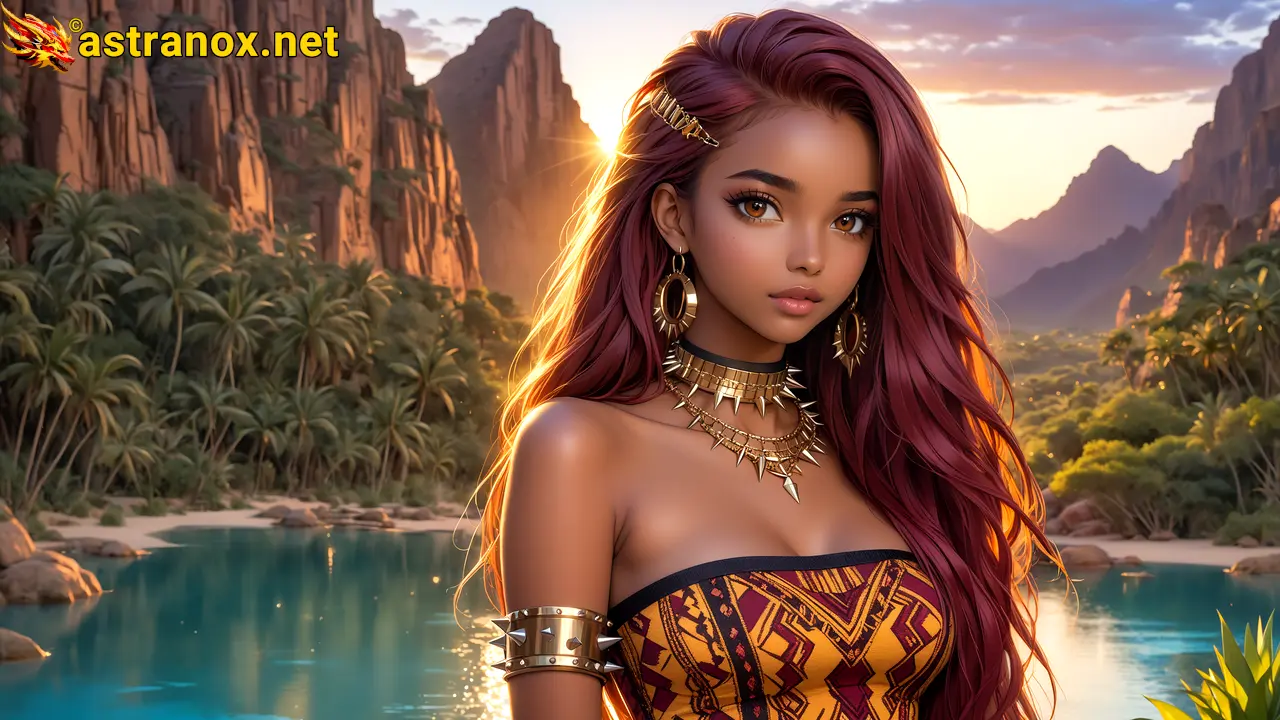Amazing Young Female at - Download Free 4K Wallpaper Fantasy wallpaper with Eyes and Hair.