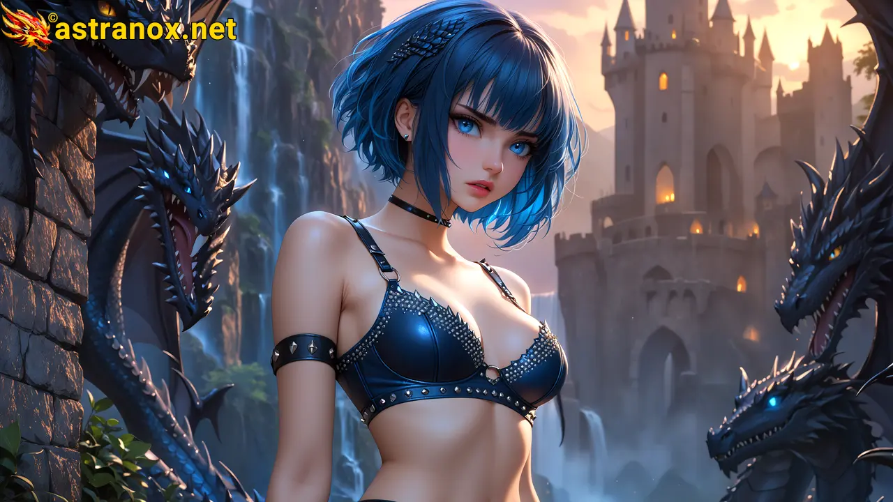 Amazing Young Female at - Download Free 4K Wallpaper Fantasy wallpaper with Eyes and Hair.