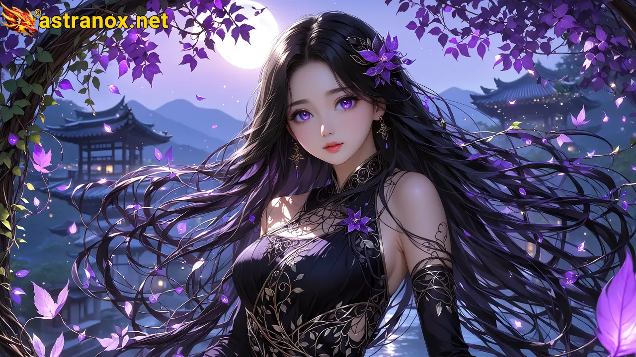 Amazing Young Female at - Download Free 4K Wallpaper Fantasy wallpaper with Eyes and Hair.