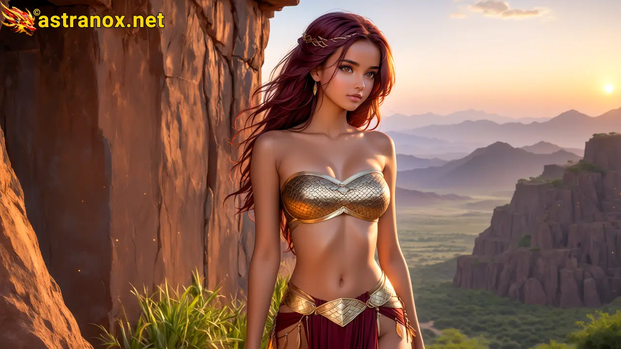 Amazing Young Female at - Download Free 4K Wallpaper Fantasy wallpaper with Eyes and Hair.
