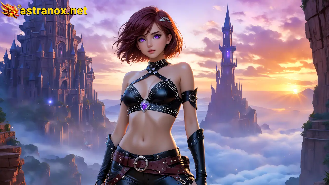 Amazing Young Female at - Download Free 4K Wallpaper Fantasy wallpaper with Eyes and Hair.
