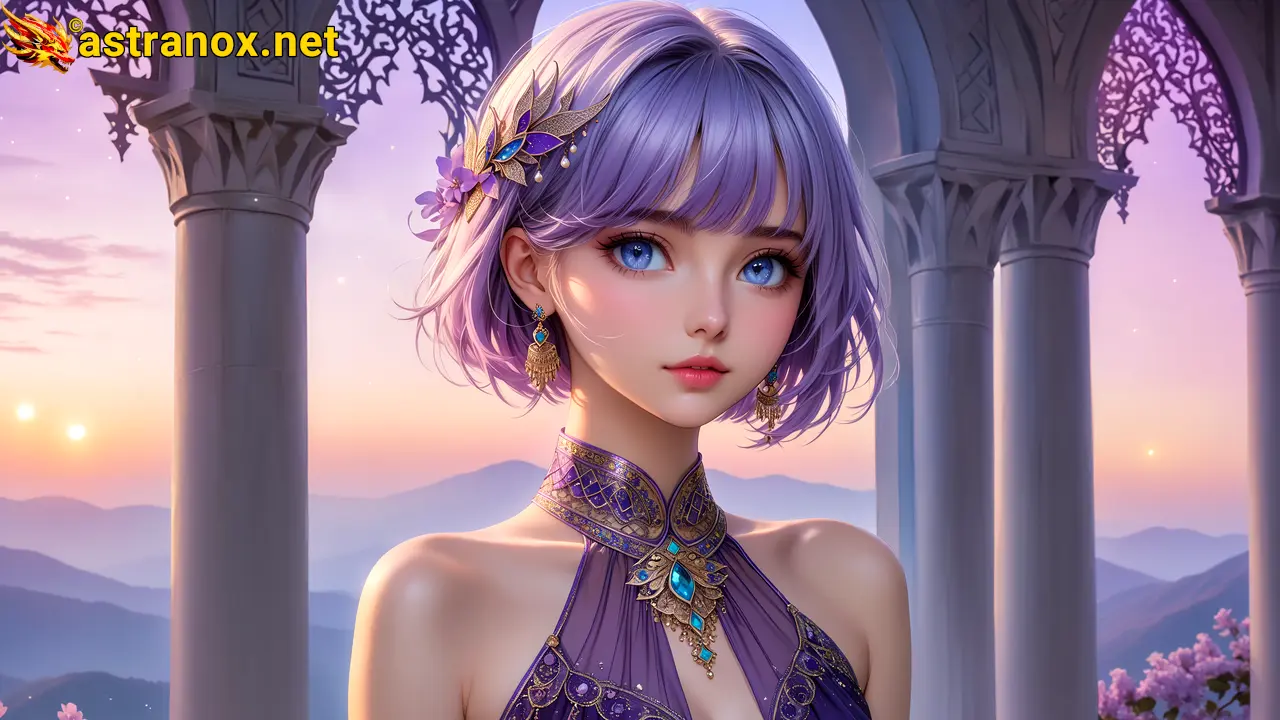 Amazing Young Female at - Download Free 4K Wallpaper Fantasy wallpaper with Eyes and Hair.