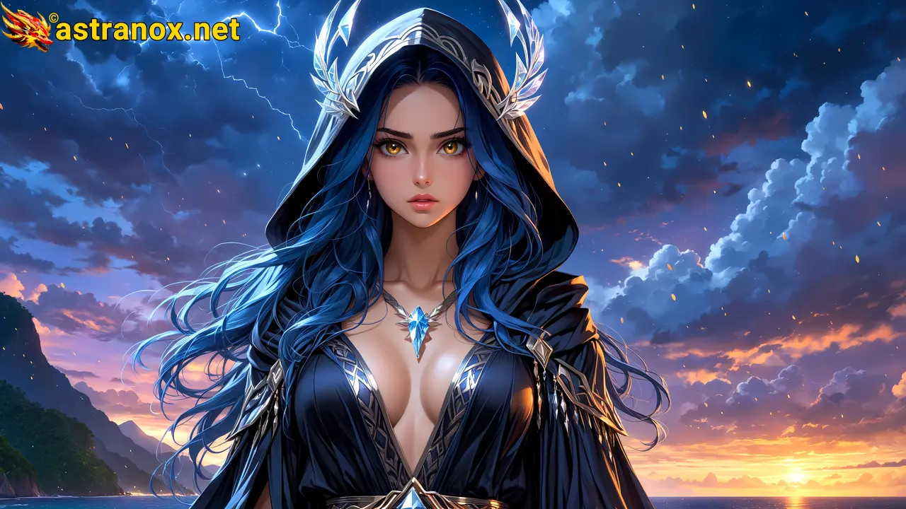 Amazing Young Female at - Download Free 4K Wallpaper Fantasy wallpaper with Eyes and Hair.
